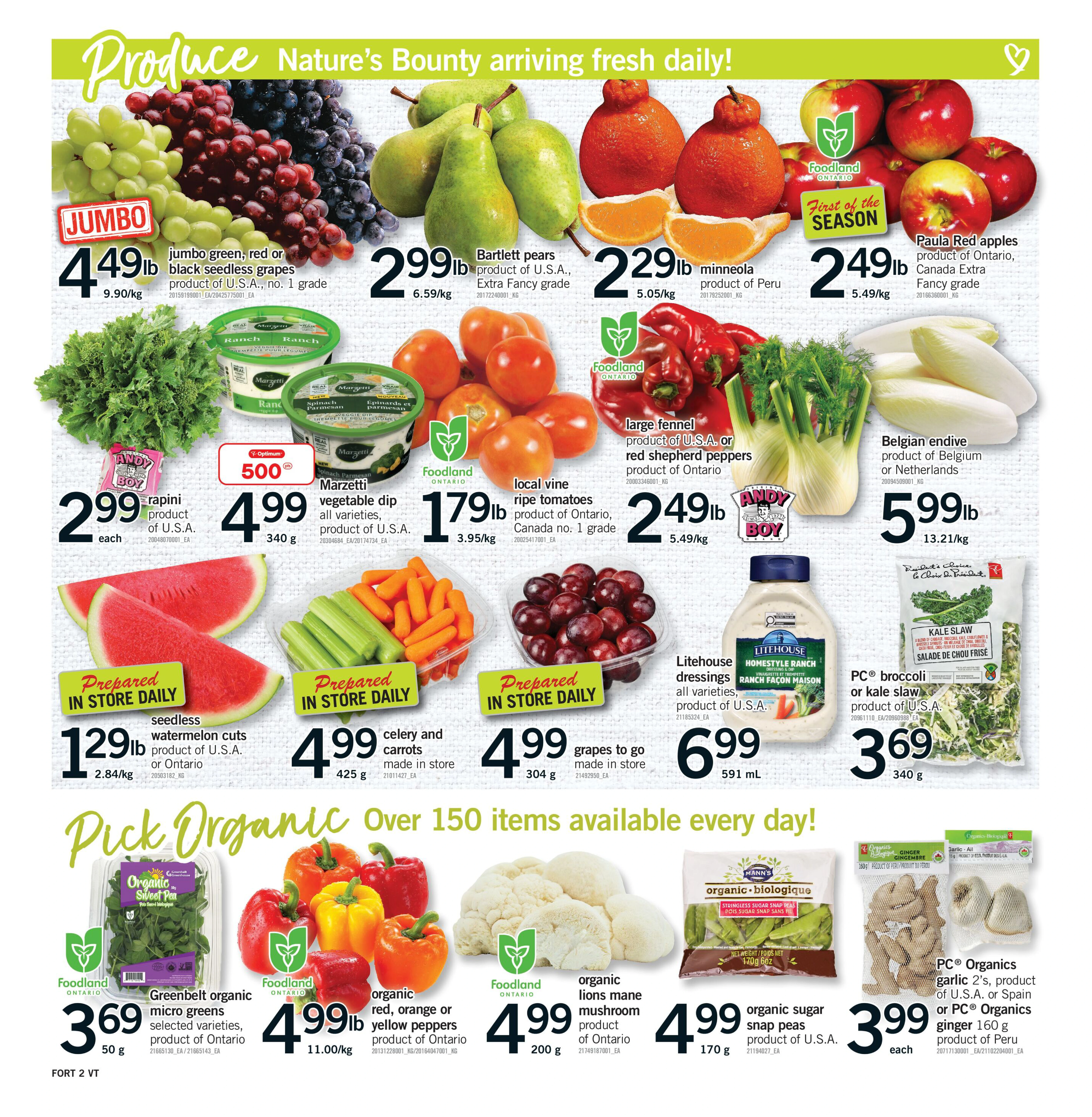 Fortinos Toronto & Etobicoke & Vaughan & Bolton Weekly Flyer - Valid Thursday, September 03 - Wednesday, September 09 - Page 3