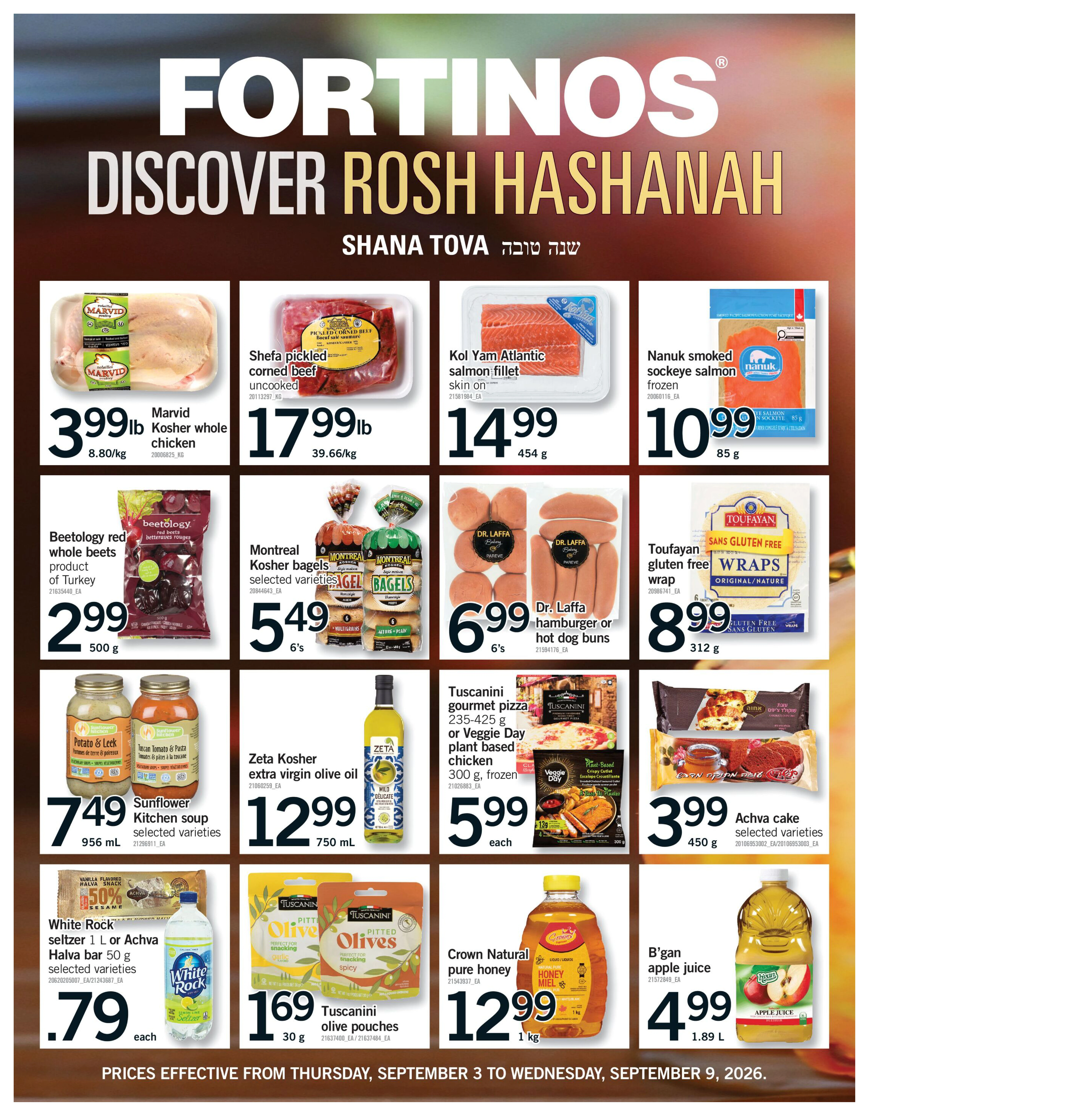 Fortinos Toronto & Etobicoke & Vaughan & Bolton Weekly Flyer - Valid Thursday, September 03 - Wednesday, September 09 - Page 30