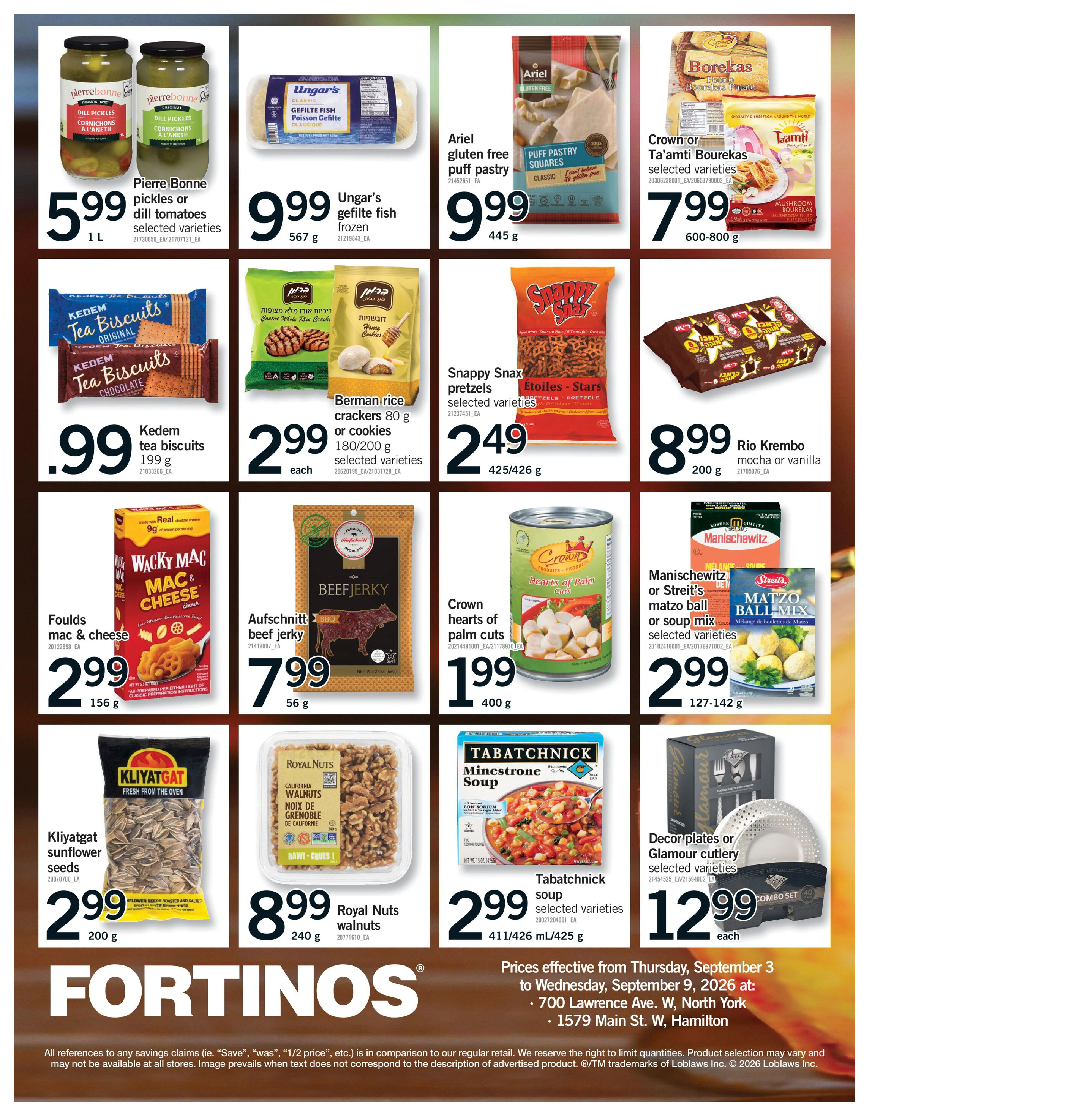 Fortinos Toronto & Etobicoke & Vaughan & Bolton Weekly Flyer - Valid Thursday, September 03 - Wednesday, September 09 - Page 31