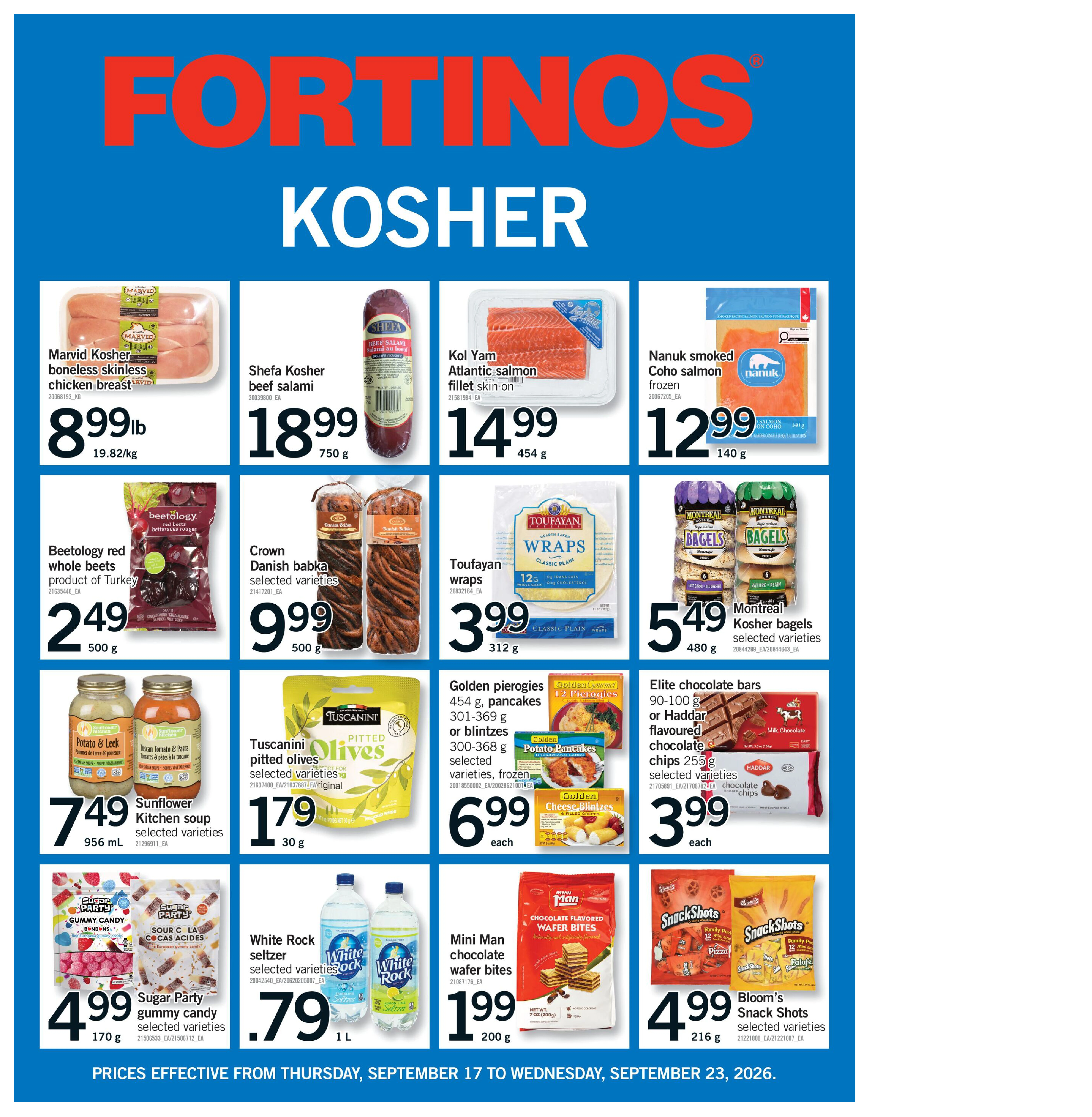 Fortinos Toronto & Etobicoke & Vaughan & Bolton Weekly Flyer - Valid Thursday, September 17 - Wednesday, September 23 - Page 33