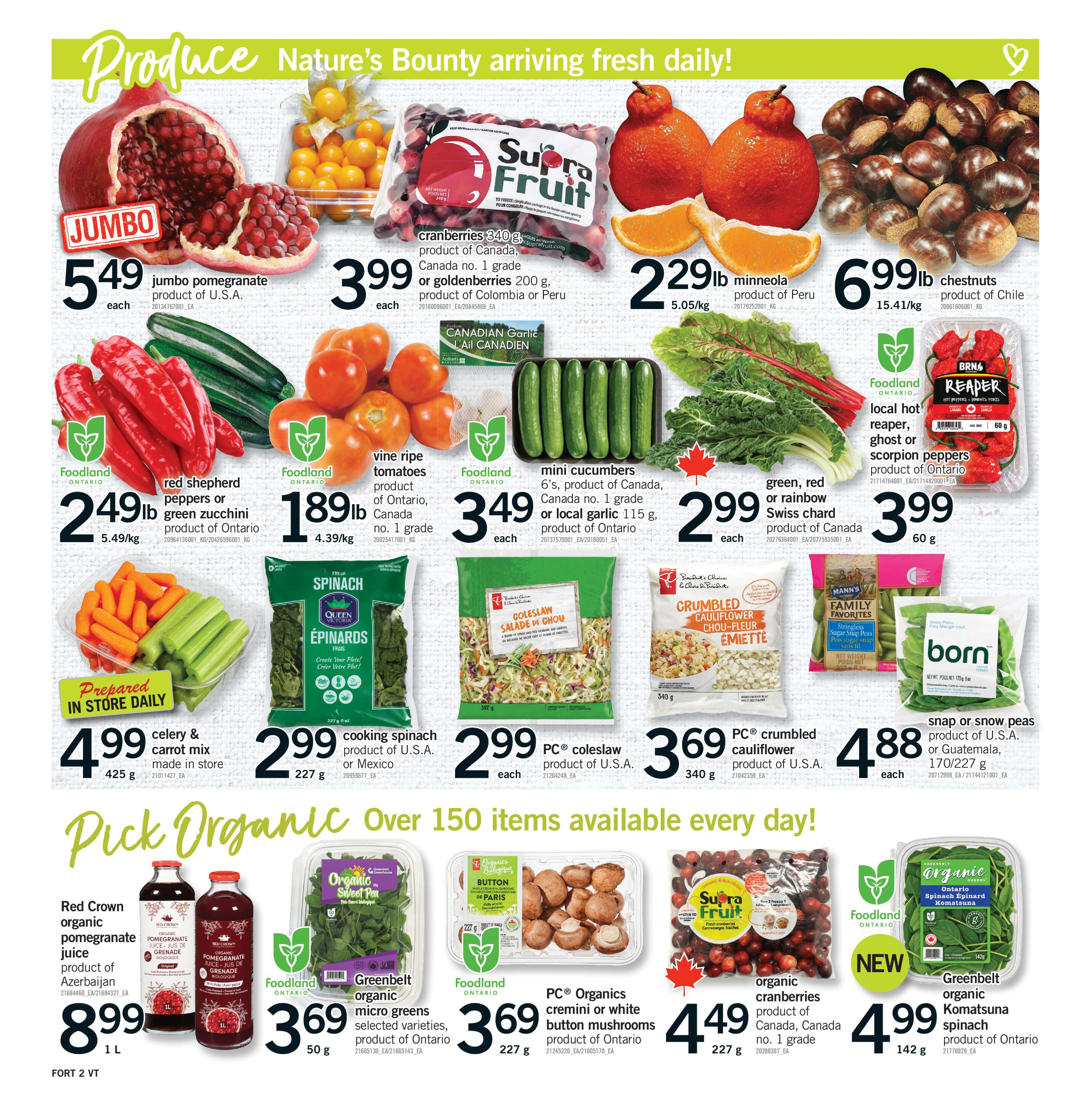 Fortinos Toronto & Etobicoke & Vaughan & Bolton Weekly Flyer - Valid Thursday, September 24 - Wednesday, September 30 - Page 3