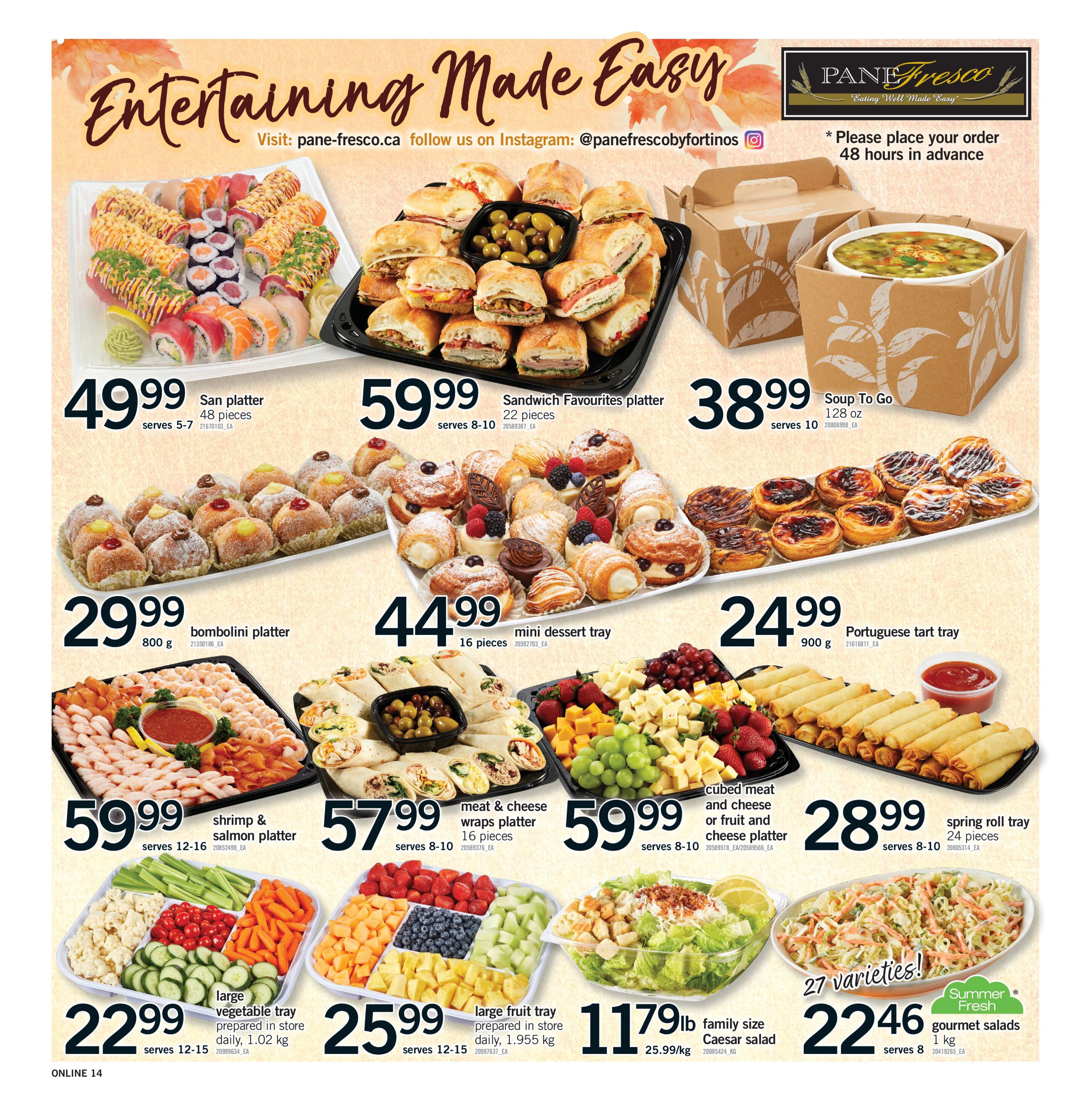 Fortinos Toronto & Etobicoke & Vaughan & Bolton Weekly Flyer - Valid Thursday, October 1 - Wednesday, October 7 - Page 14
