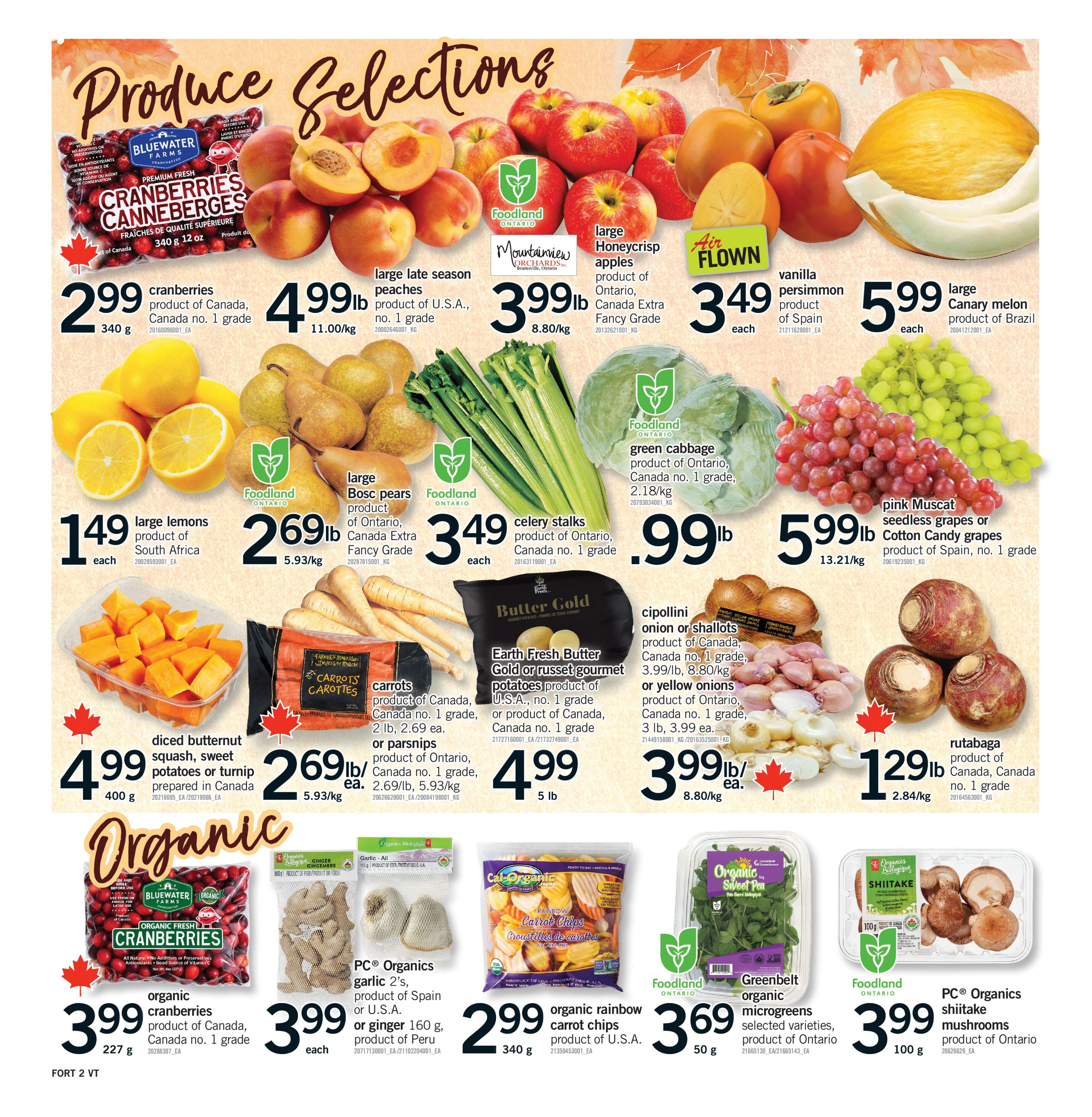 Fortinos Toronto & Etobicoke & Vaughan & Bolton Weekly Flyer - Valid Thursday, October 1 - Wednesday, October 7 - Page 3