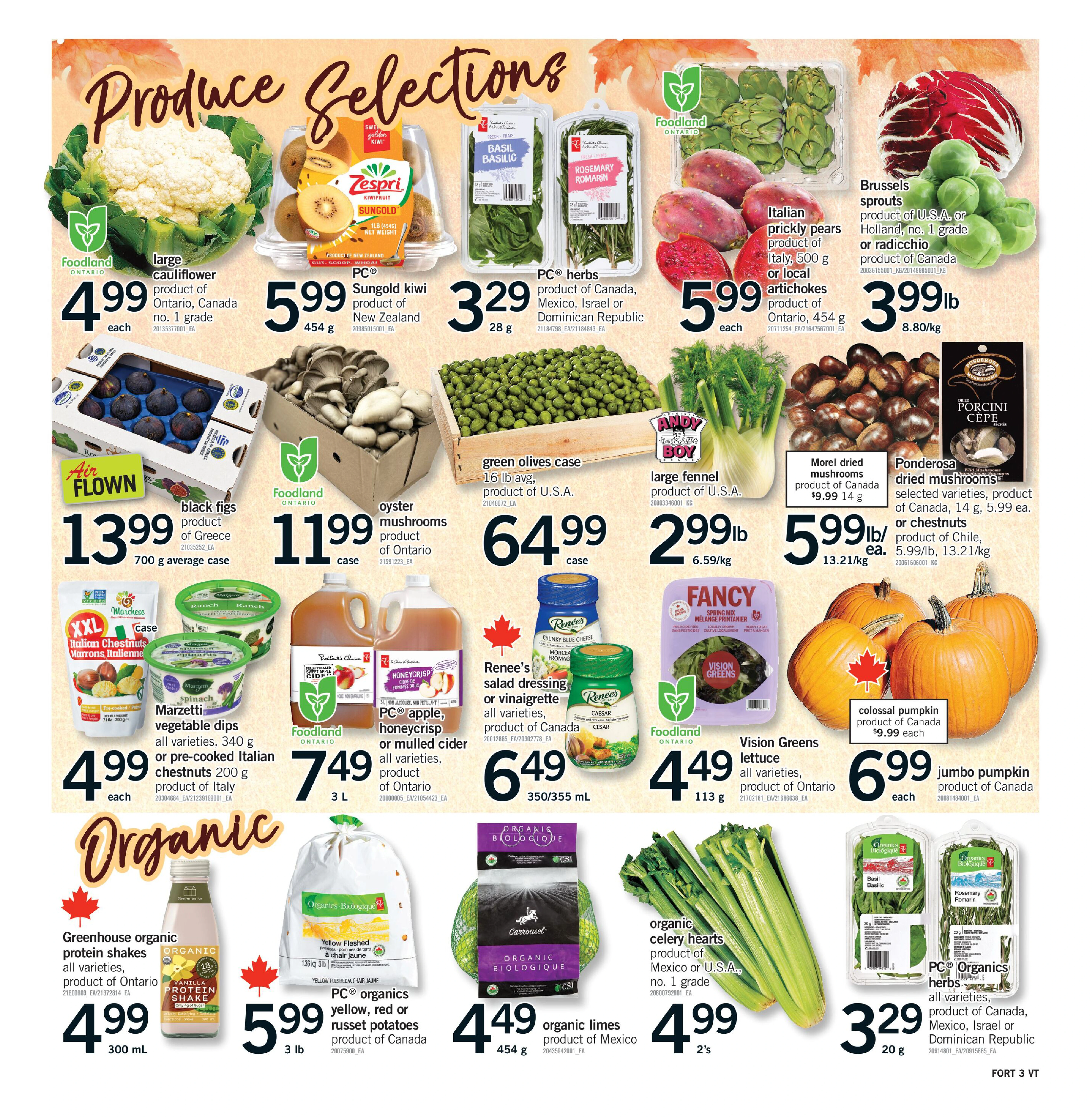Fortinos Toronto & Etobicoke & Vaughan & Bolton Weekly Flyer - Valid Thursday, October 1 - Wednesday, October 7 - Page 4