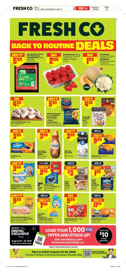 Weekly eFlyer 08/20-08/26