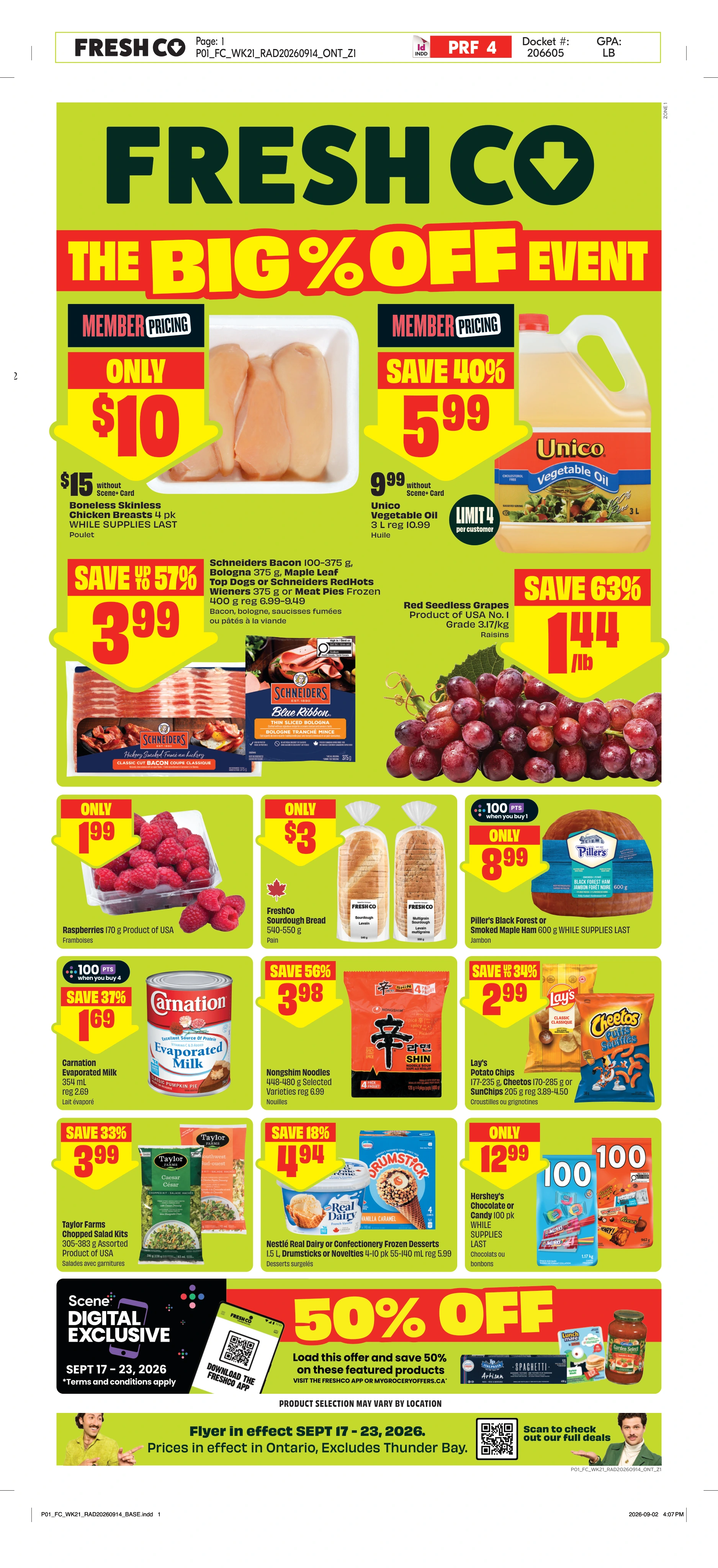 Freshco Ontario Weekly eFlyer 09/17 - 09/23 - Page 1