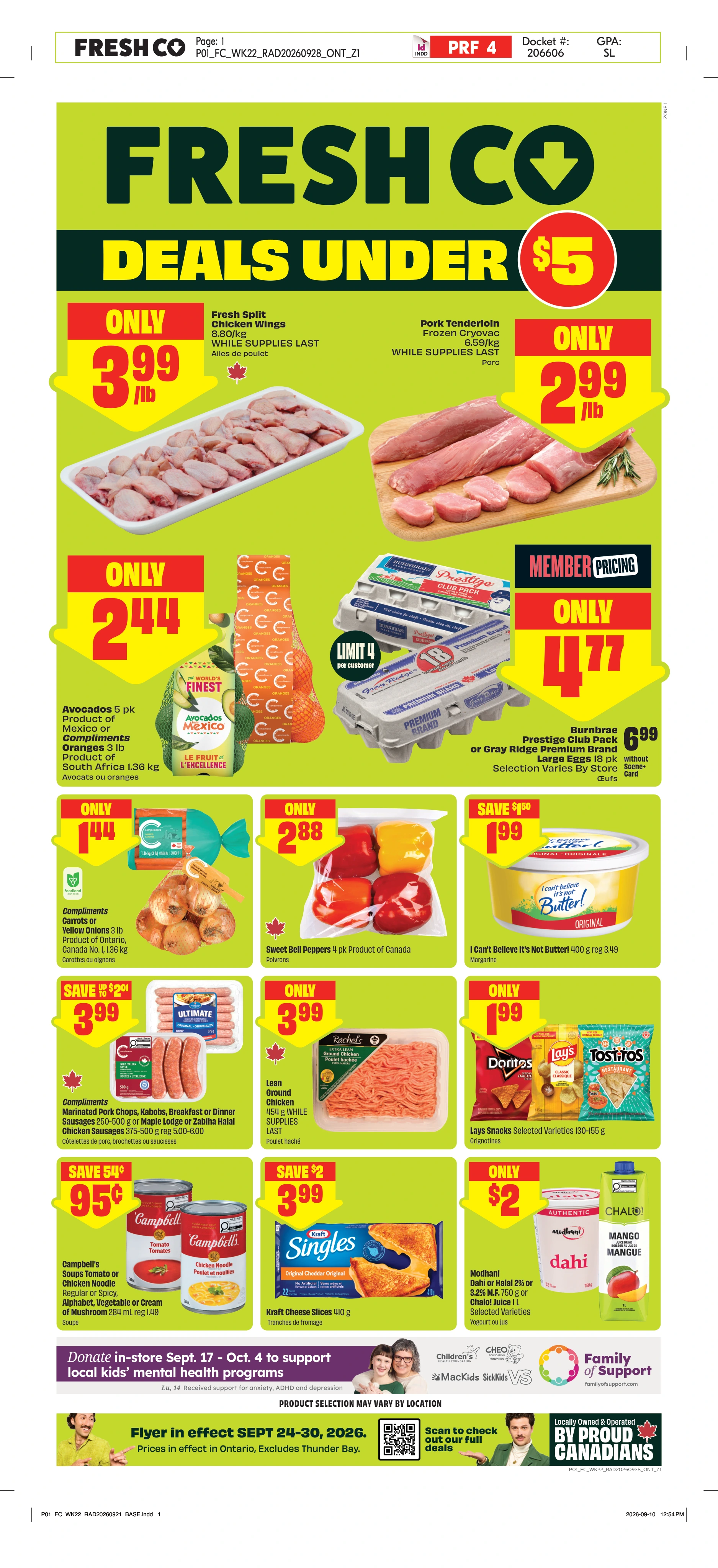 Freshco Ontario Weekly eFlyer 09/24 - 09/30 - Page 1