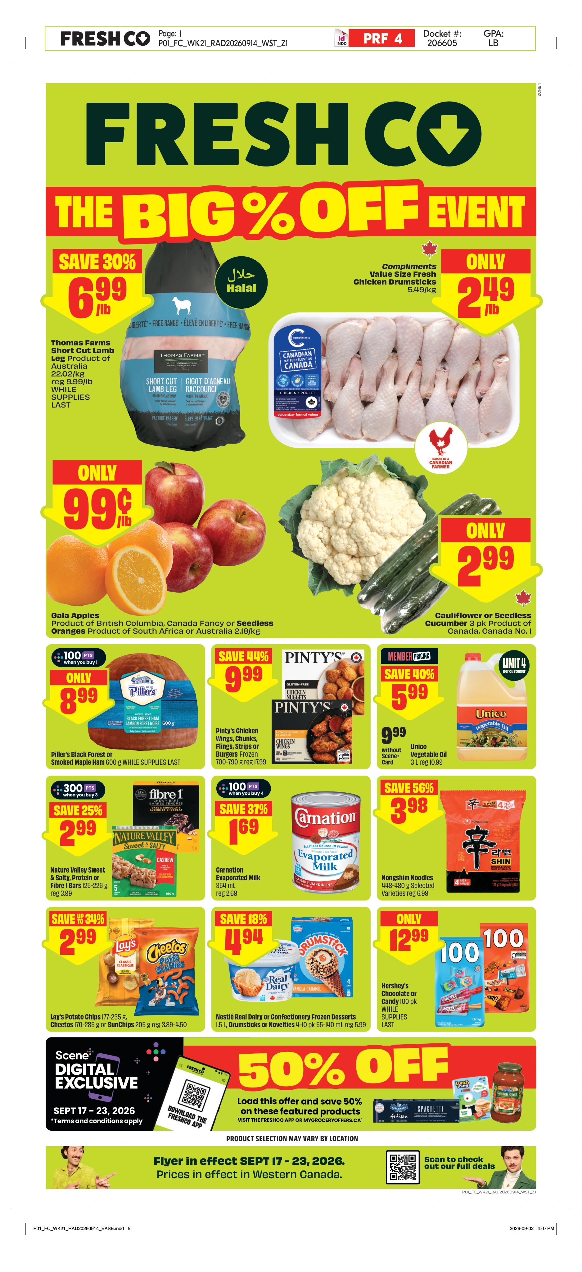Freshco West FreshCo Weekly eFlyer 09/17 - 09/23 - Page 1