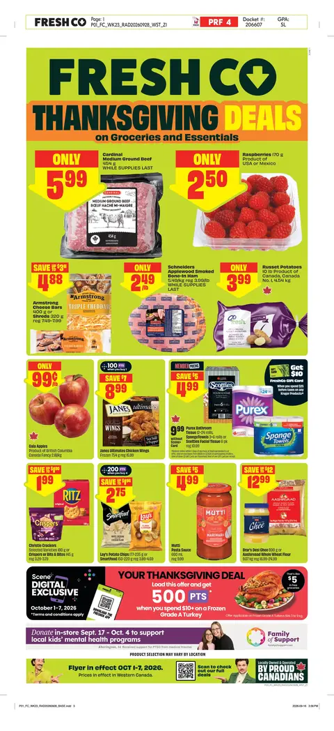 FreshCo Weekly eFlyer 10/01 - 10/07