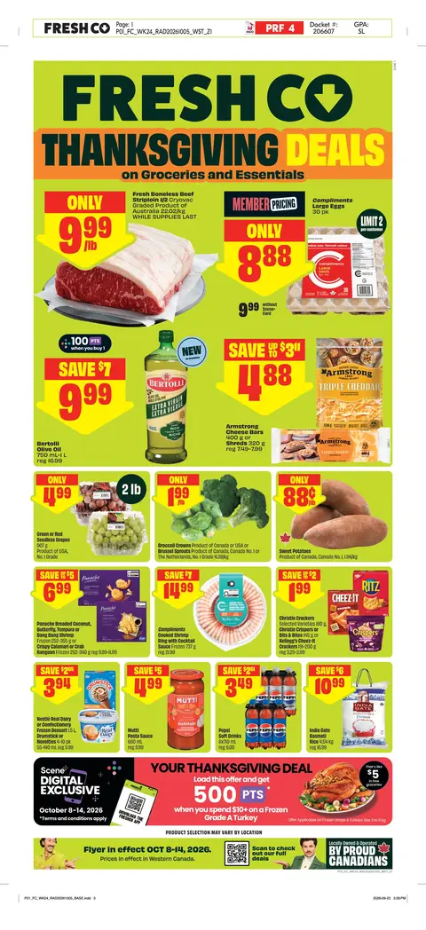 FreshCo Weekly eFlyer 10/08 - 10/14