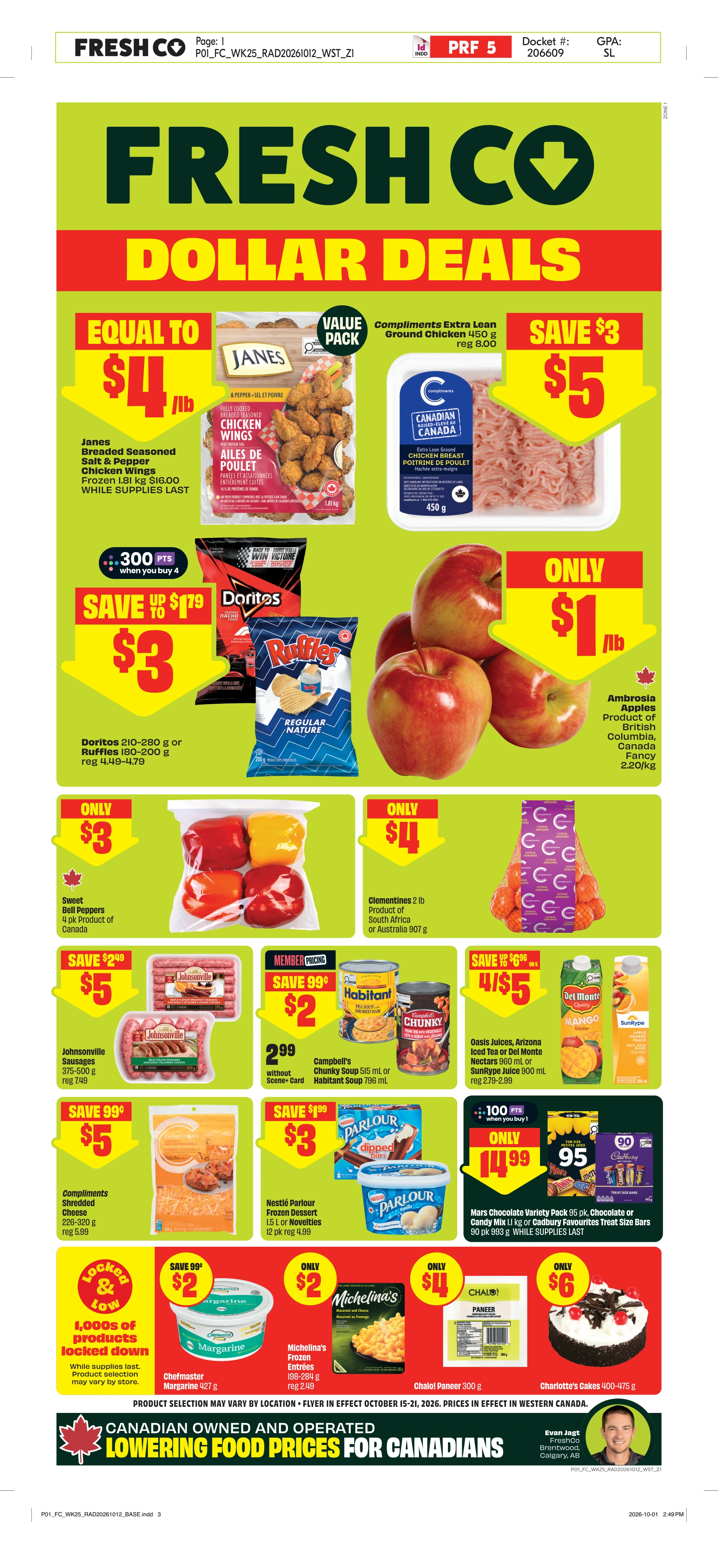 Freshco West FreshCo Weekly eFlyer 10/15 - 10/21 - Page 1