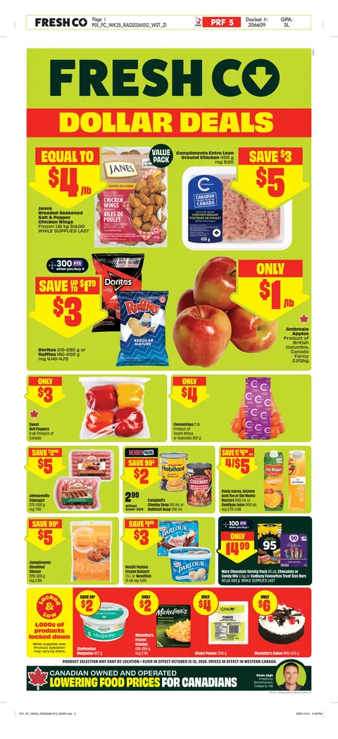 FreshCo Weekly eFlyer 10/15 - 10/21