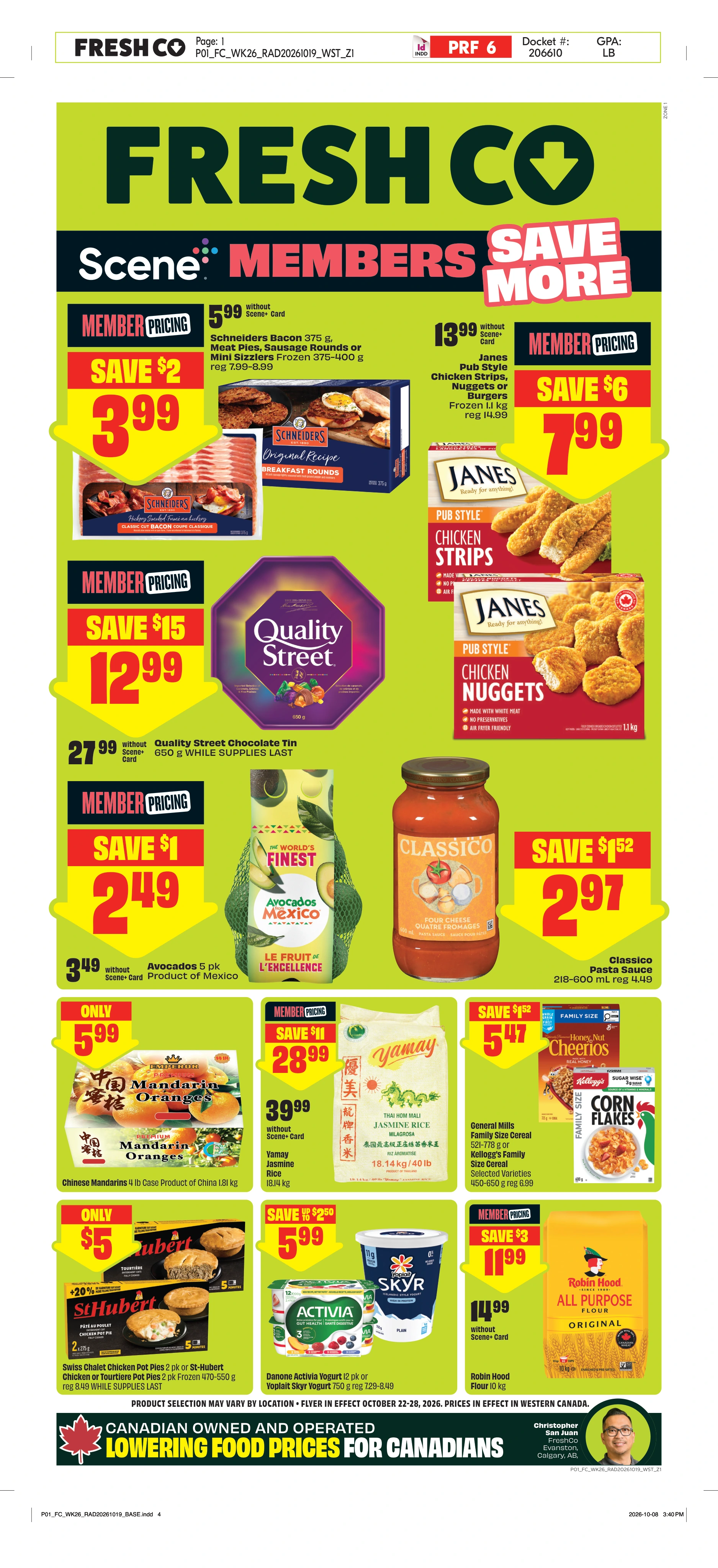 Freshco West Weekly eFlyer 10/22 - 10/28 - Page 1