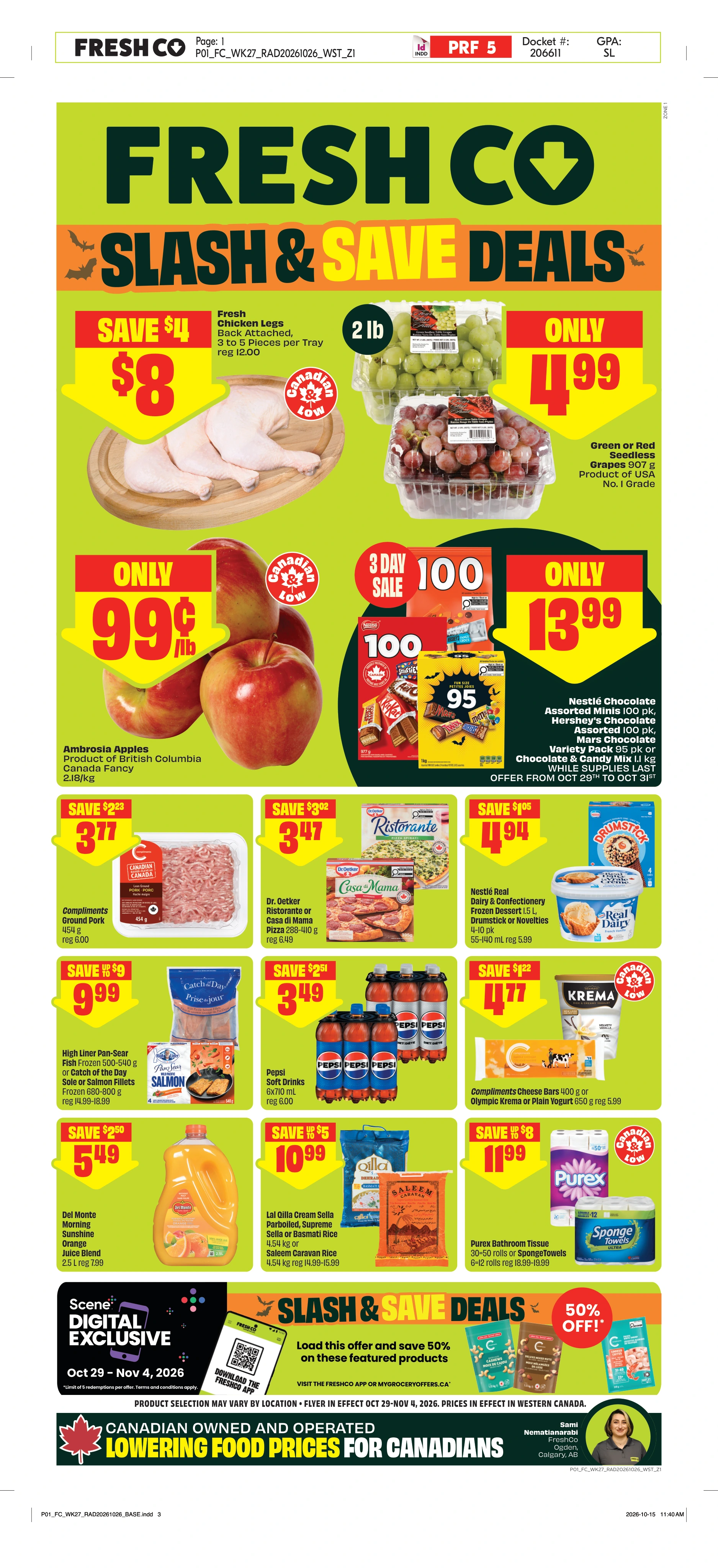 Freshco West Weekly eFlyer 10/29 - 11/04 - Page 1