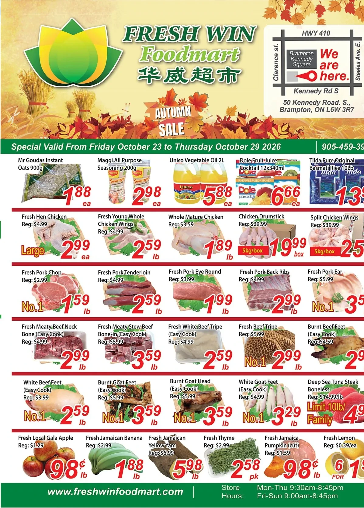 Freshwin FoodMarket Brampton Weekly Flyer - Page 1