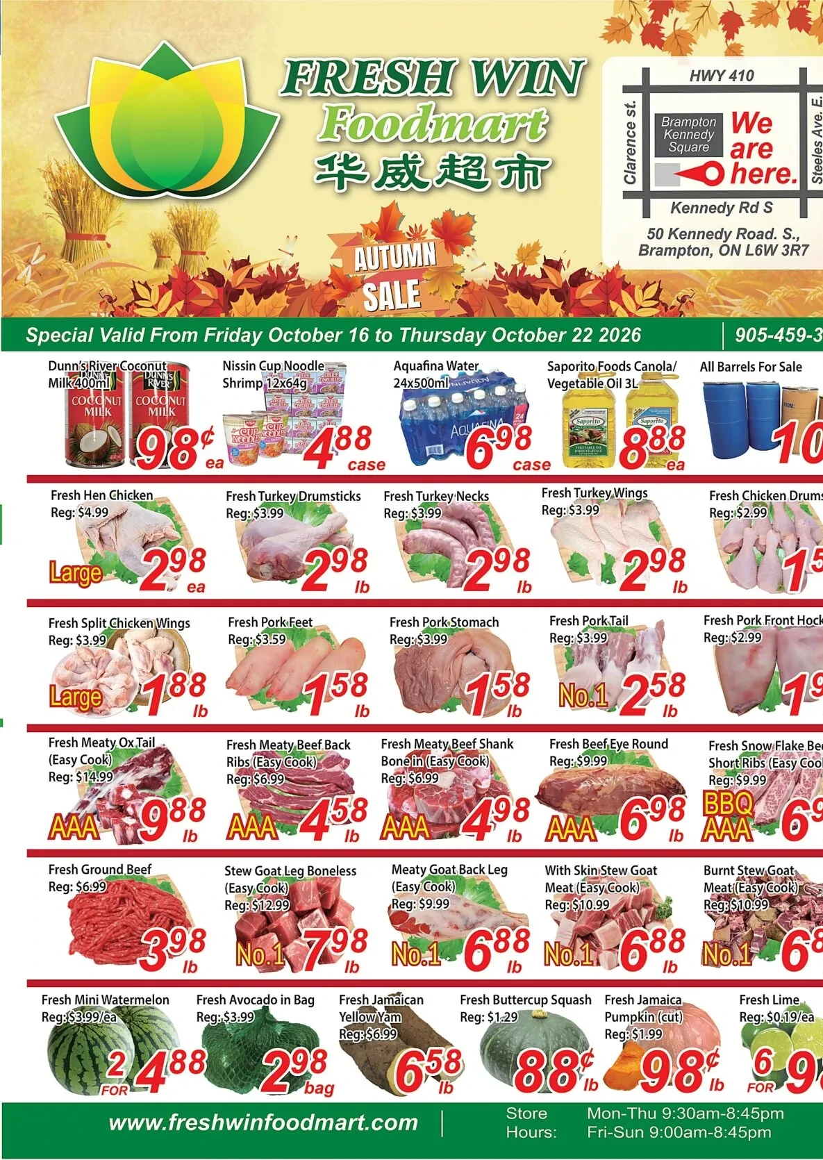 Freshwin FoodMarket Brampton Weekly Flyer - Page 1