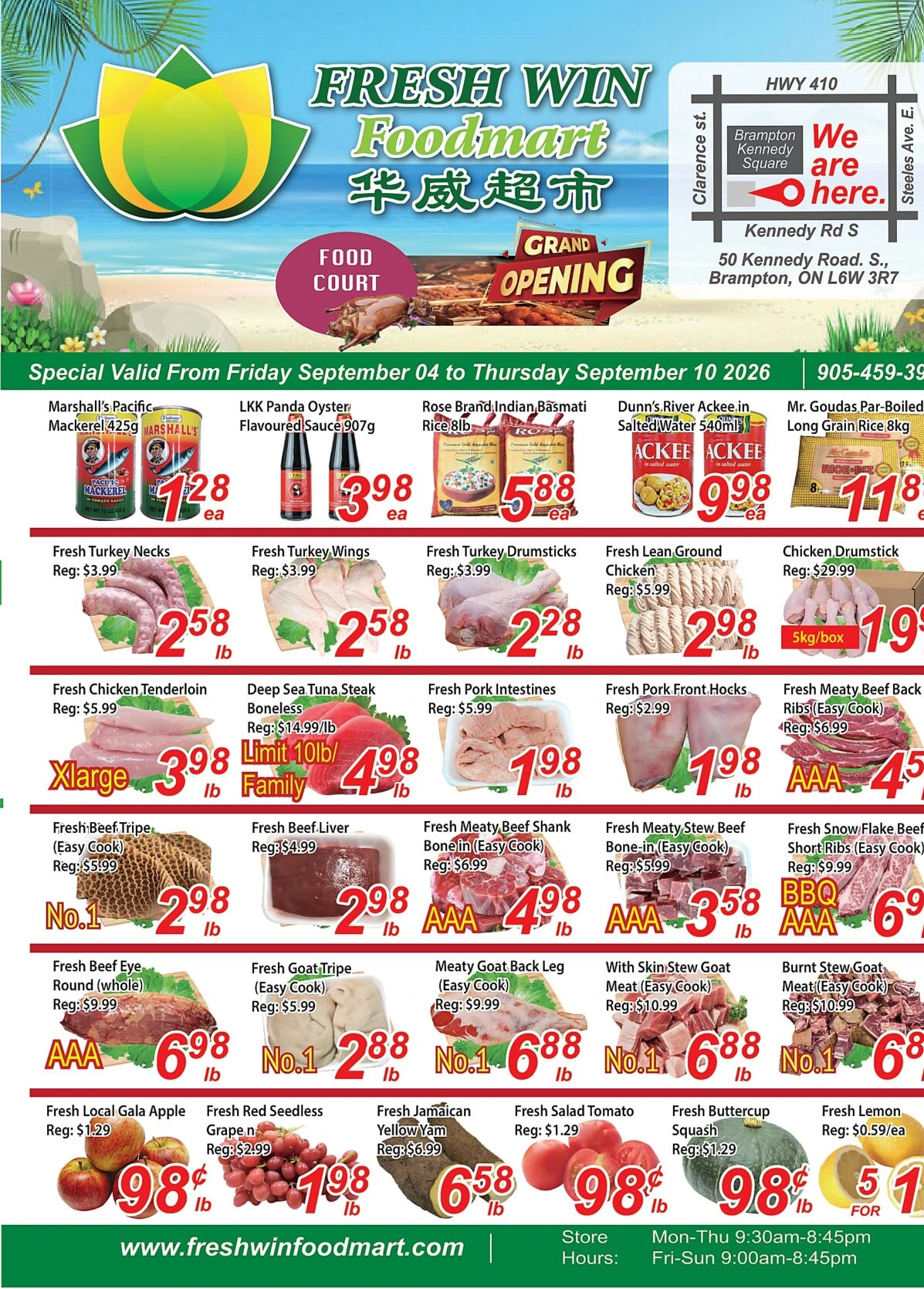 Freshwin FoodMarket Brampton Weekly Flyer - Page 1