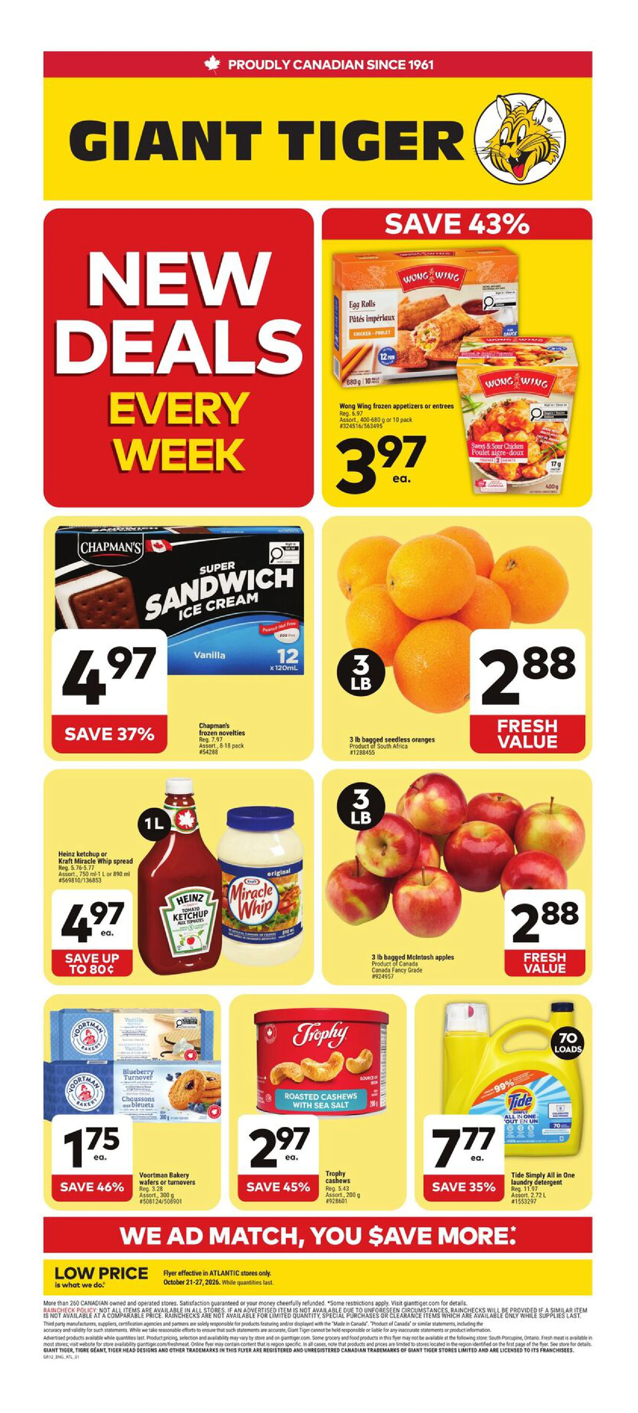 Giant Tiger Atlantic Weekly Flyer - Page 1