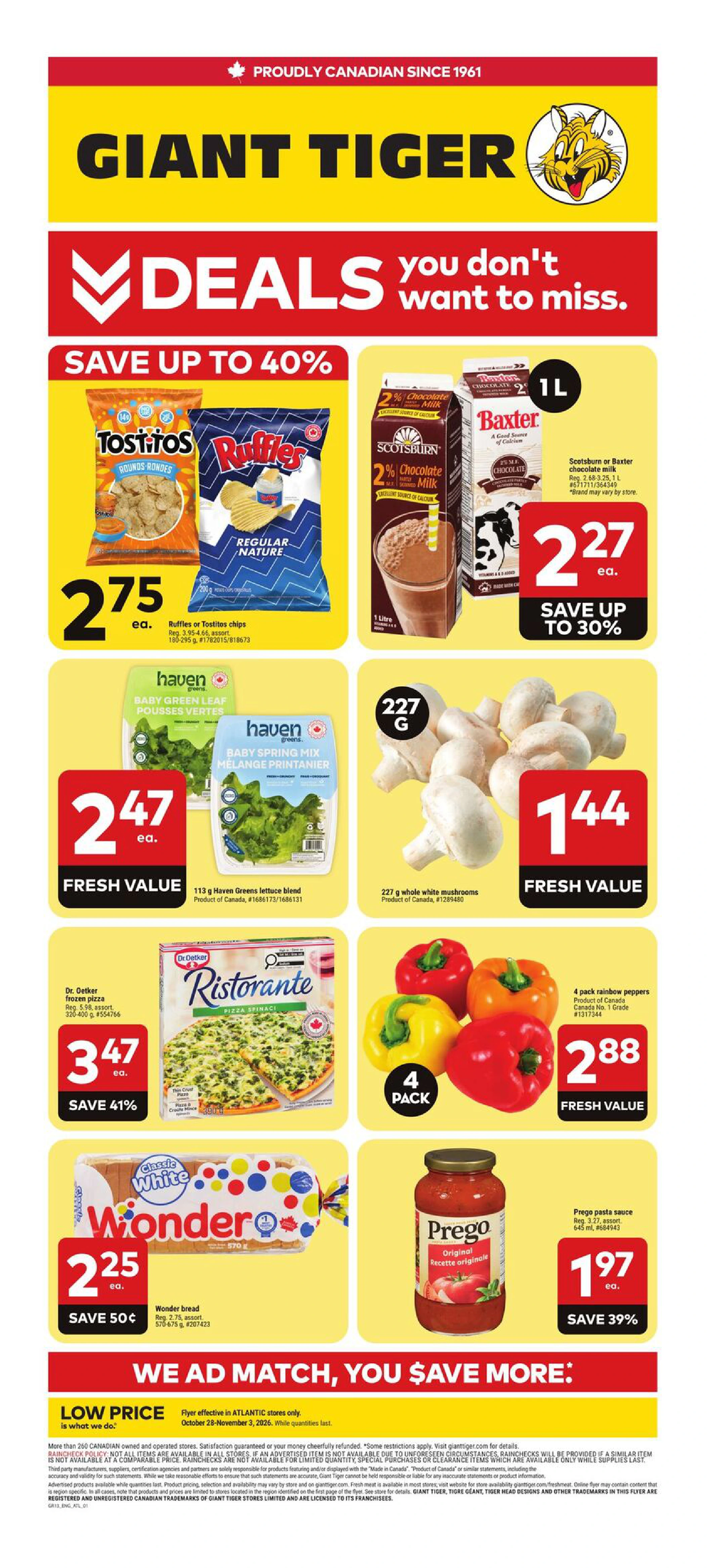 Giant Tiger Atlantic Weekly Flyer - Page 1
