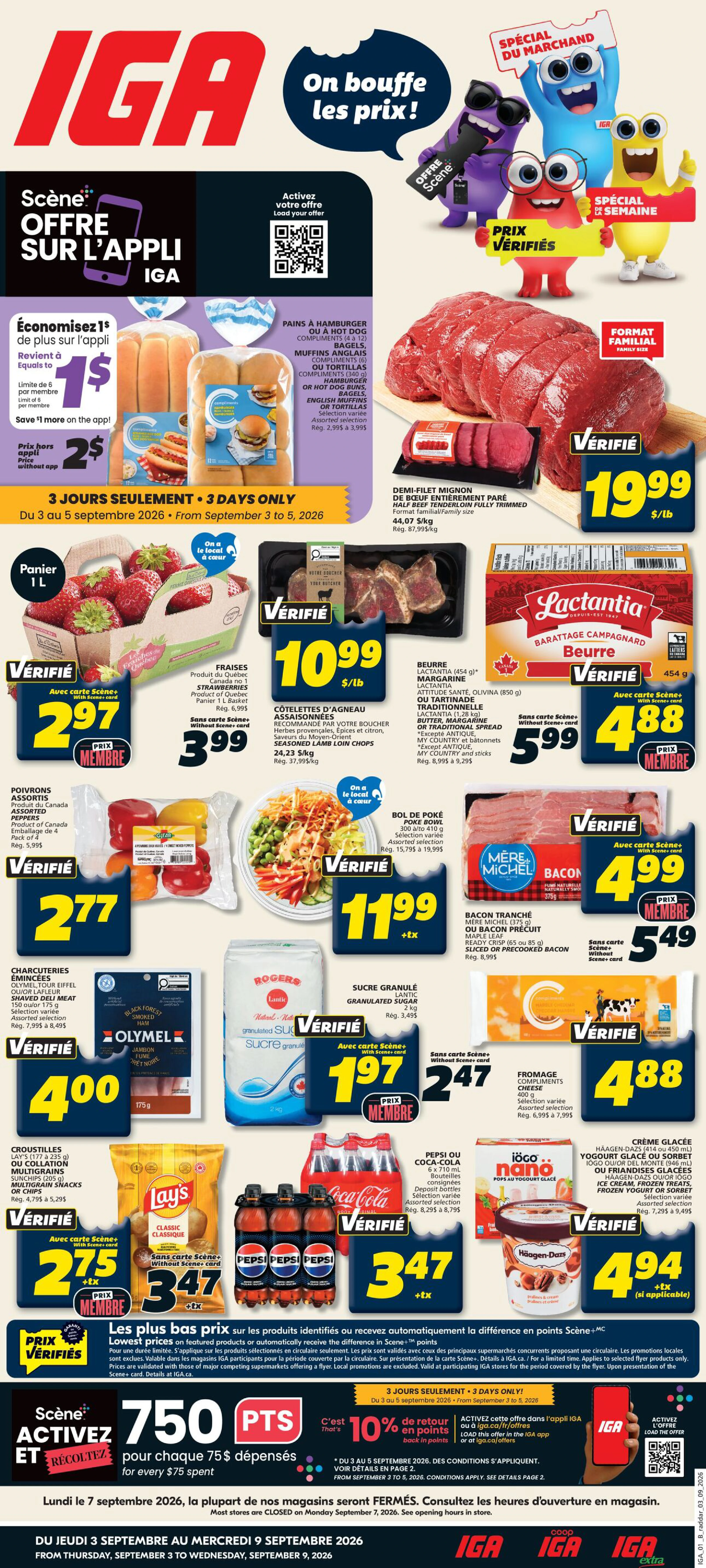 IGA Quebec Québec – Weekly eFlyer - Page 1