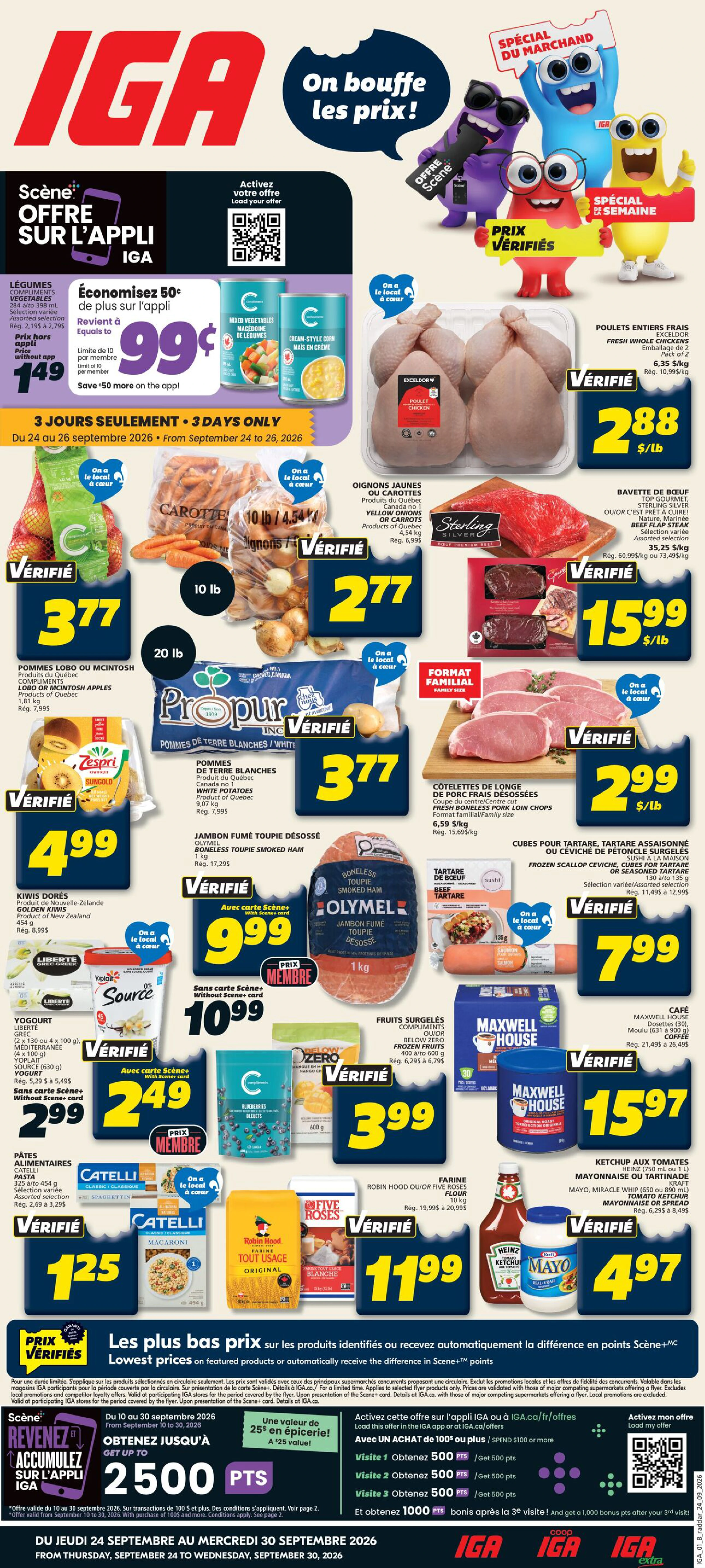 IGA Quebec Weekly eFlyer - Page 1