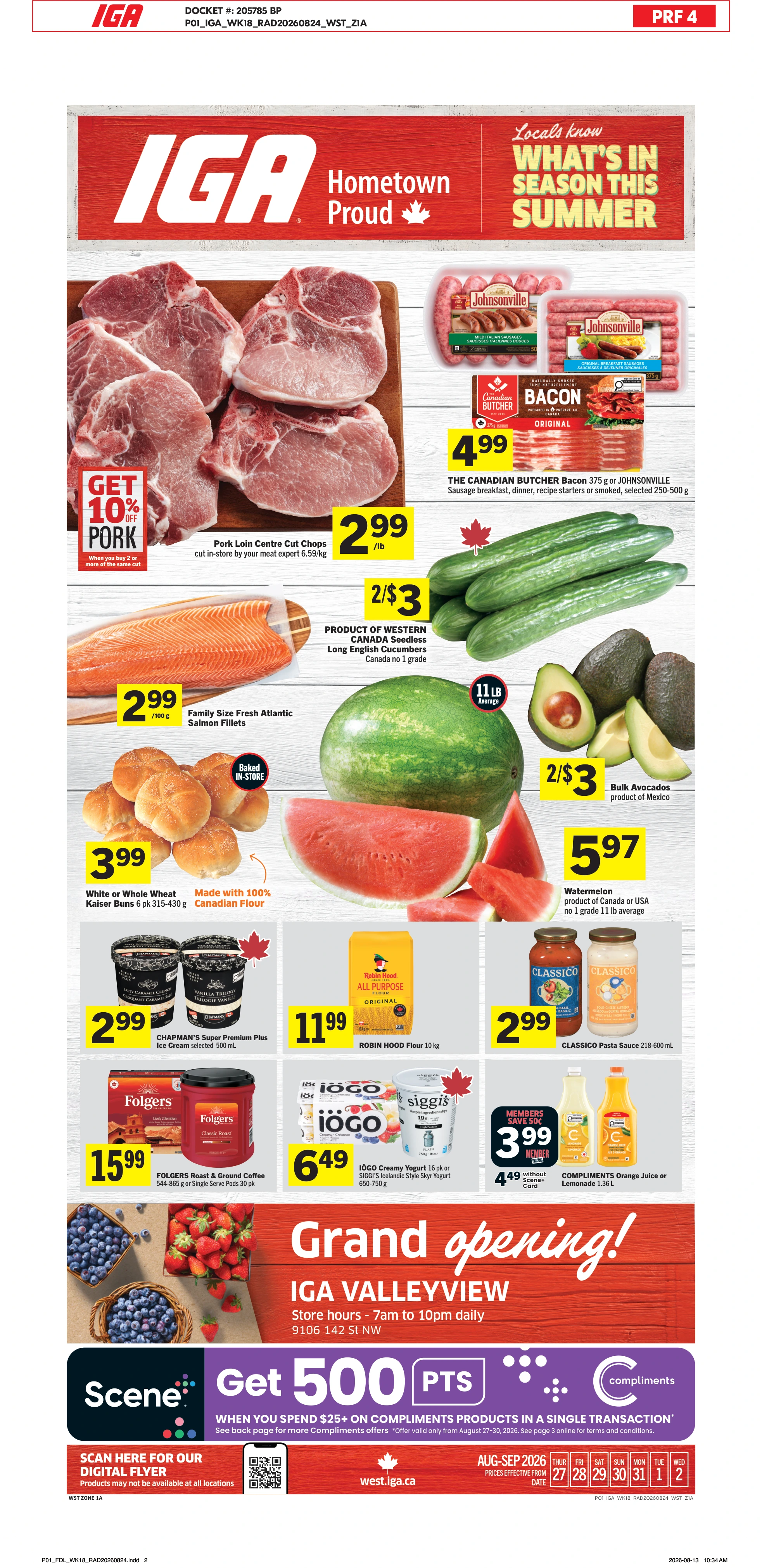 IGA West Weekly eFlyer 08/27 - 09/02 - Page 1