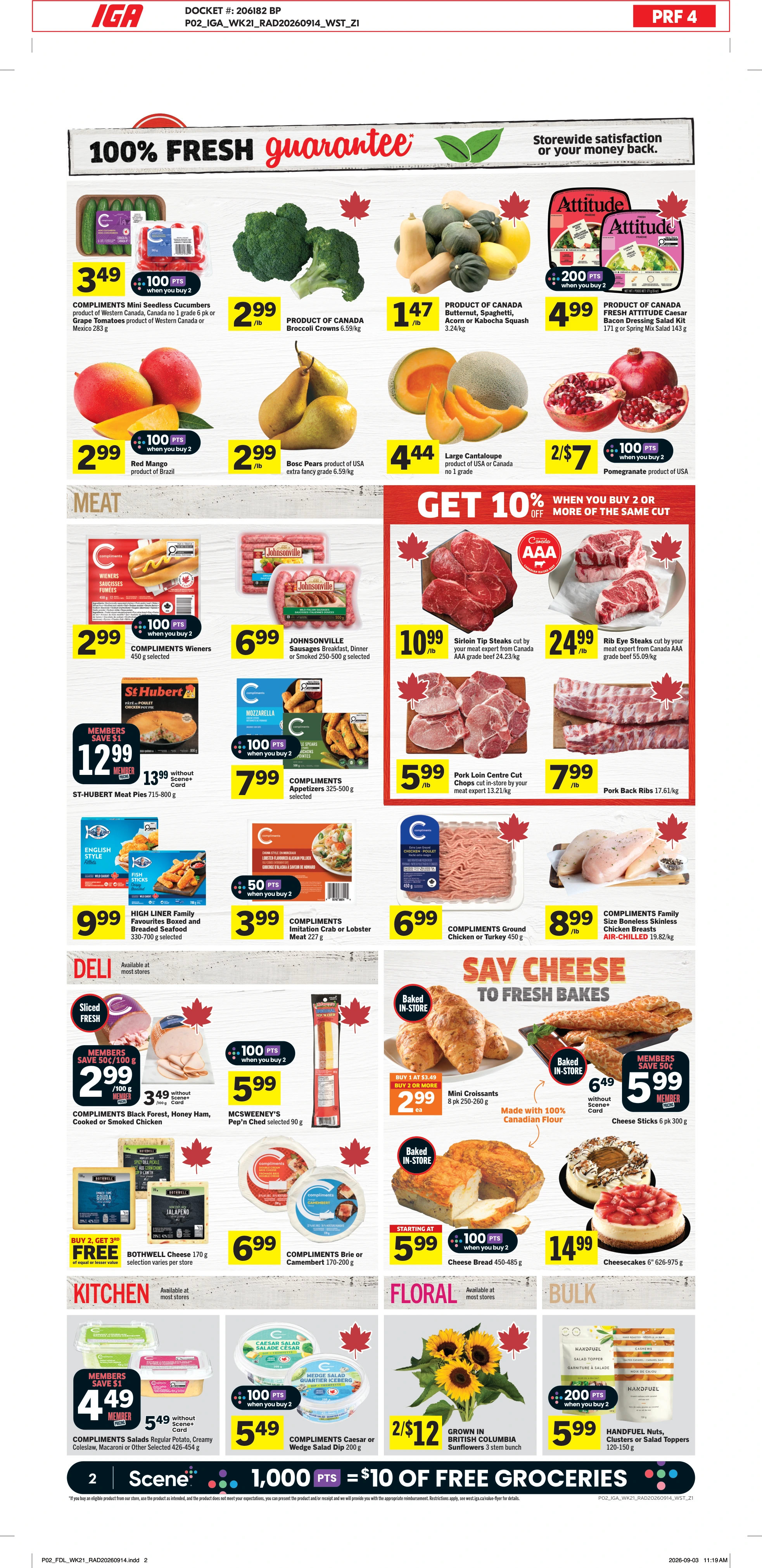 IGA West Weekly eFlyer 9/17 - 9/23 - Page 3