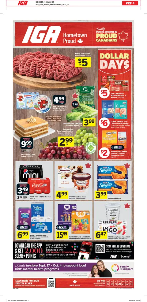 Weekly eFlyer 9/17 - 9/23