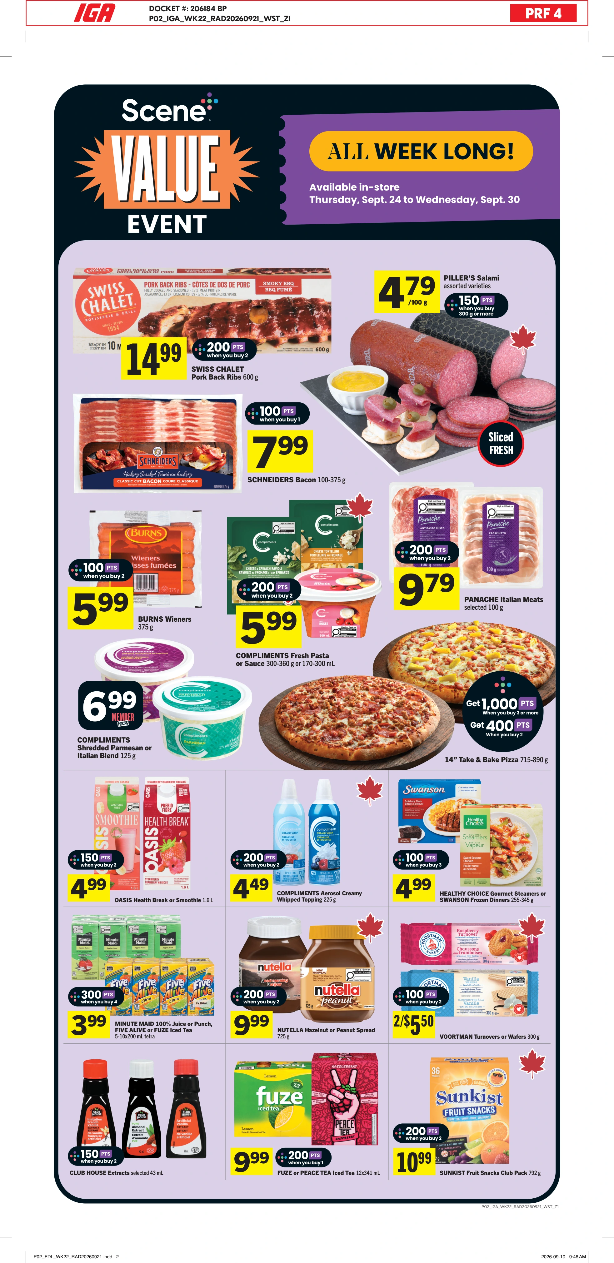 IGA West Weekly eFlyer 09/24 - 09/30 - Page 3