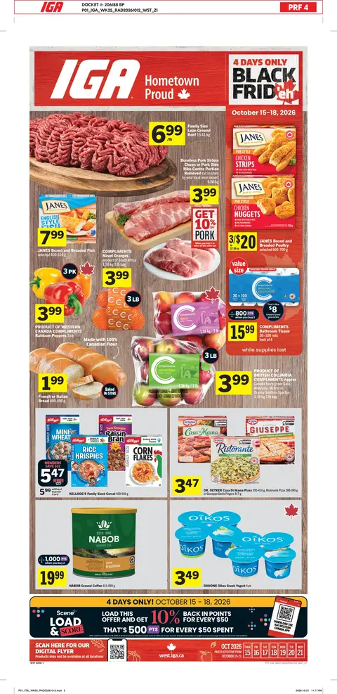 Weekly eFlyer 10/15 - 10/21