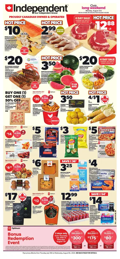 Weekly Flyer - Valid Thursday, July 30 - Wednesday, August 05