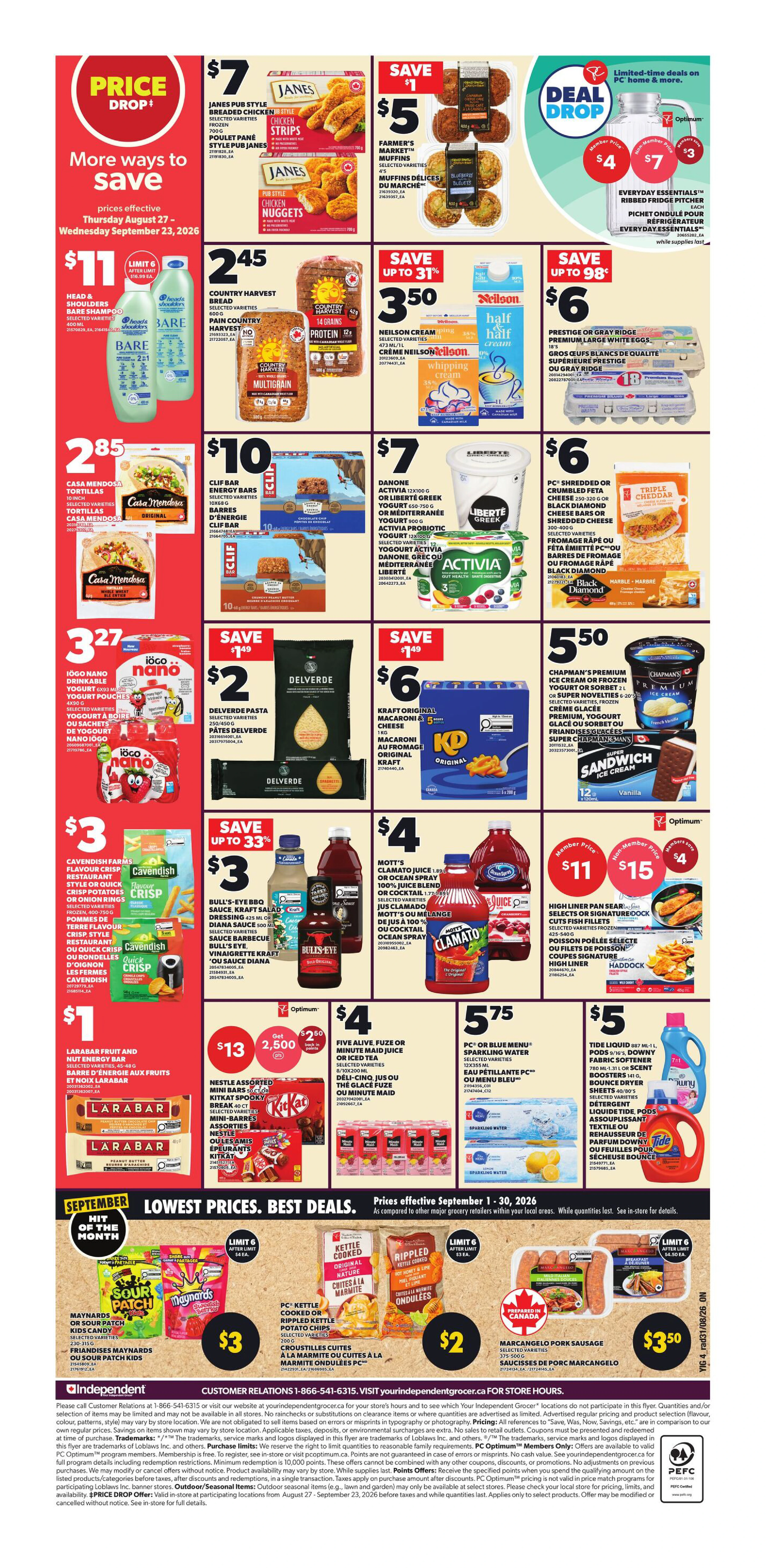 Independent Weekly Flyer - Valid Thursday, September 03 - Wednesday, September 09 - Page 2