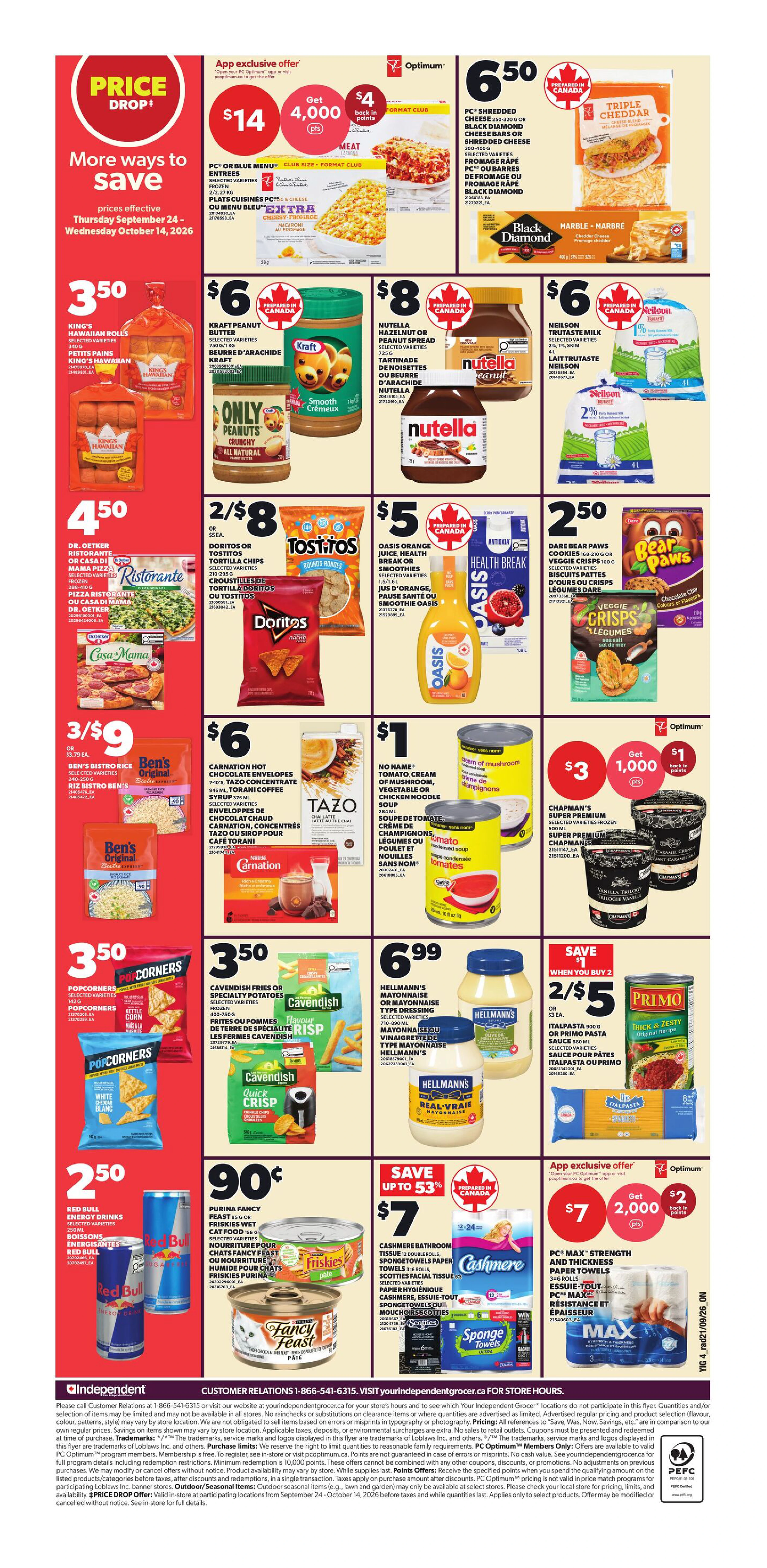 Independent Weekly Flyer - Valid Thursday, September 24 - Wednesday, September 30 - Page 2