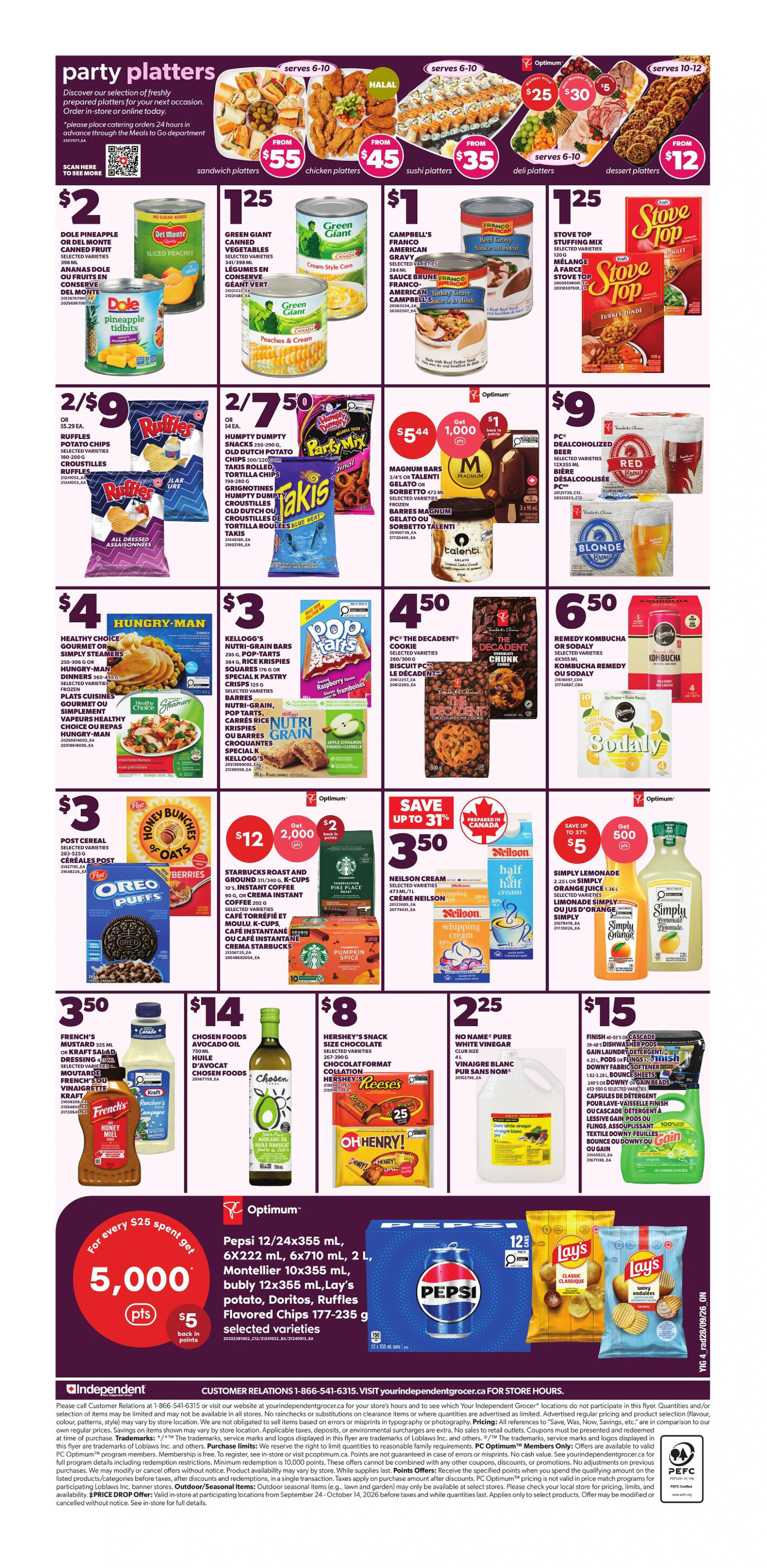 Independent Weekly Flyer - Valid Thursday, October 1 - Wednesday, October 7 - Page 2