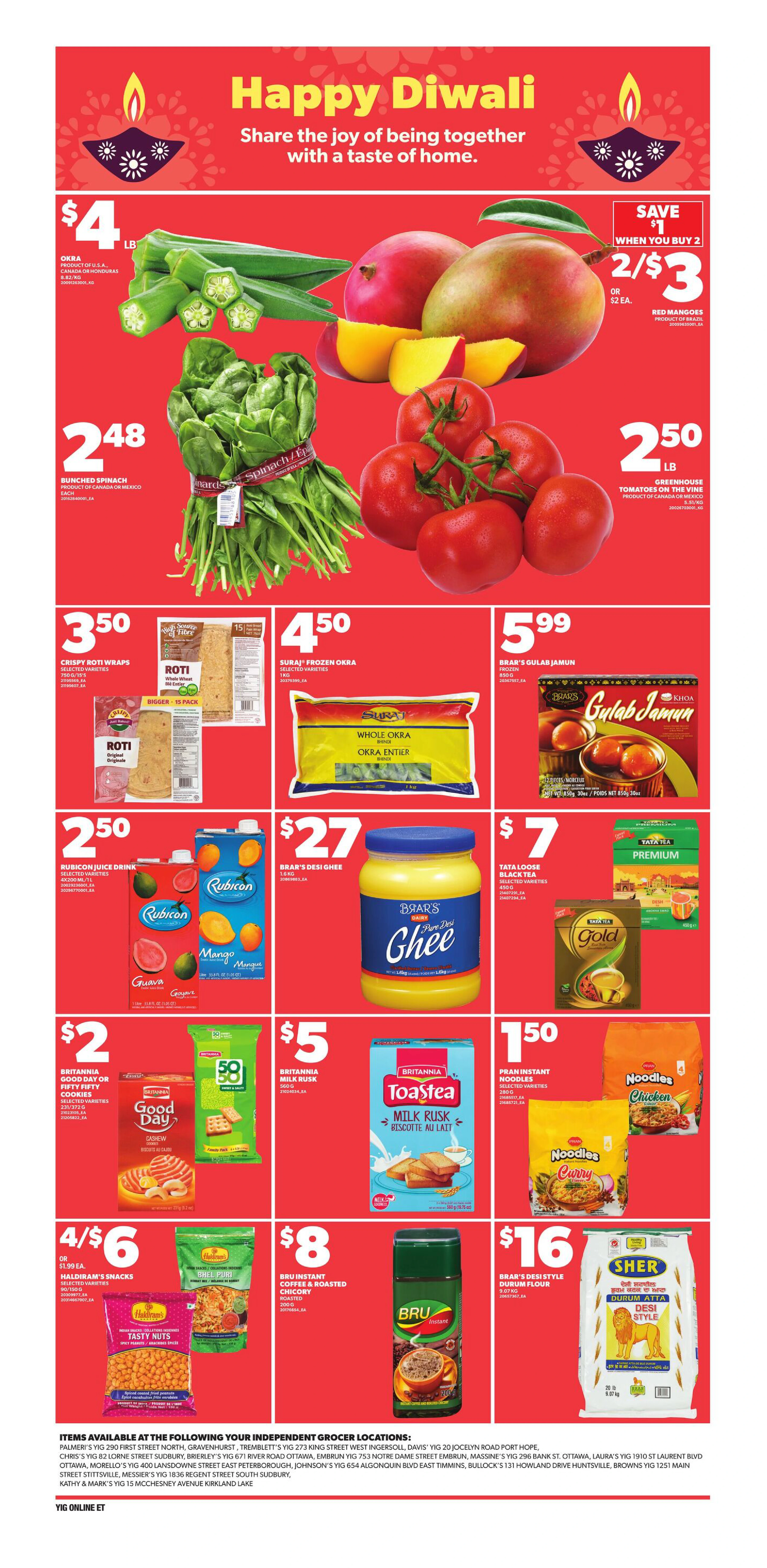Independent Weekly Flyer - Valid Thursday, October 22 - Wednesday, October 28 - Page 11