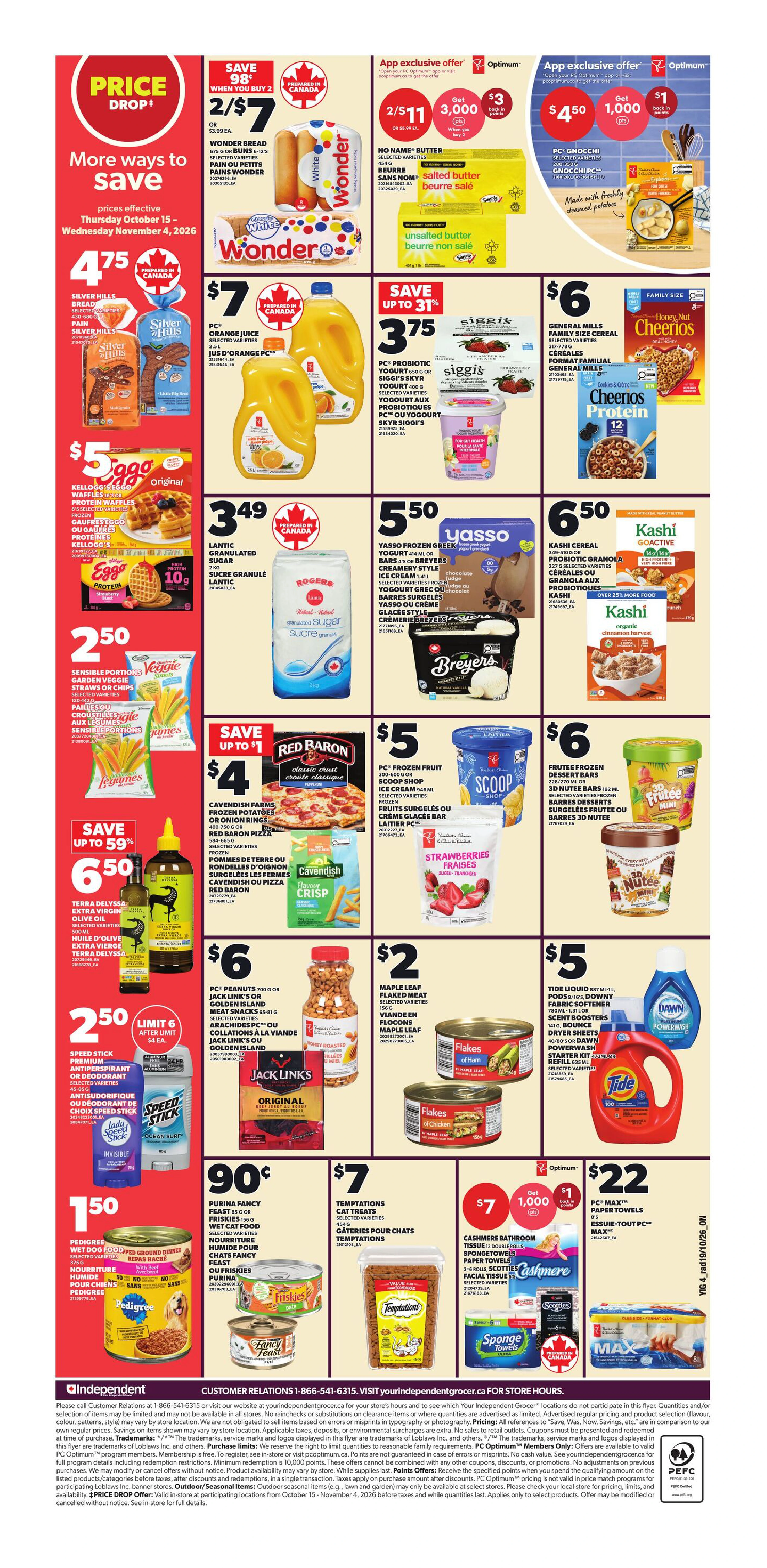 Independent Weekly Flyer - Valid Thursday, October 22 - Wednesday, October 28 - Page 2