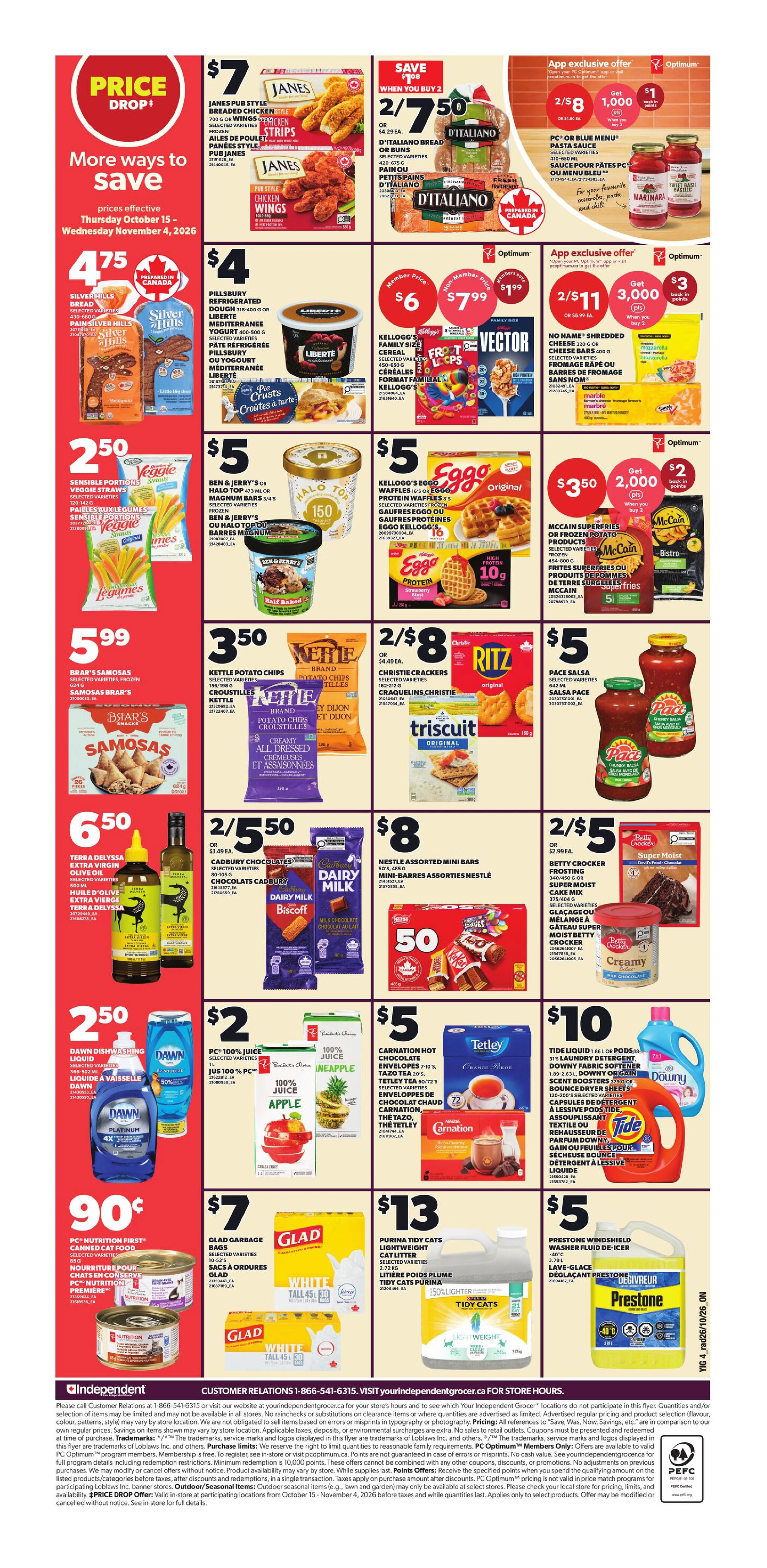 Independent Weekly Flyer - Valid Thursday, October 29 - Wednesday, November 04 - Page 2
