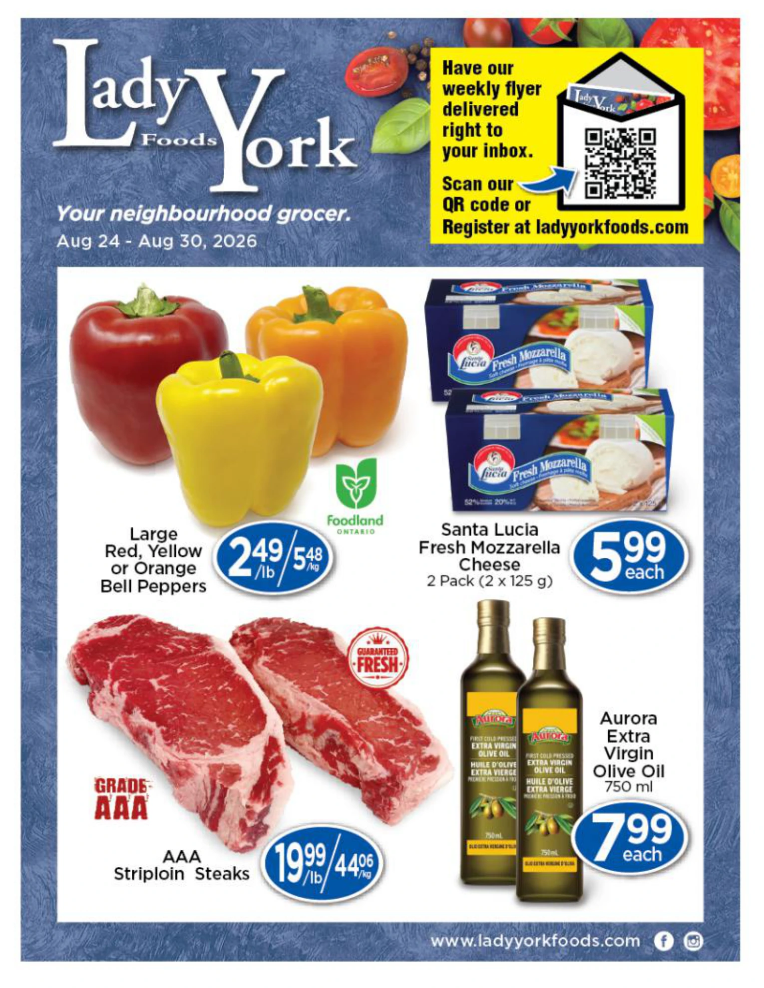 Lady York Foods Weekly Flyer - Page 1