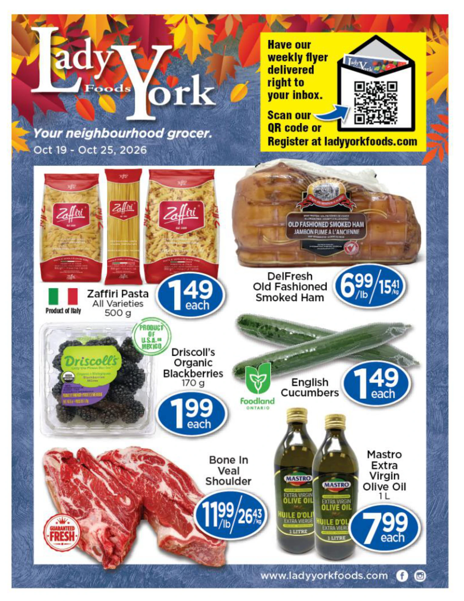 Lady York Foods Weekly Flyer - Page 1