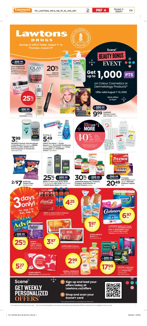 Weekly eFlyer 08/07 - 08/13