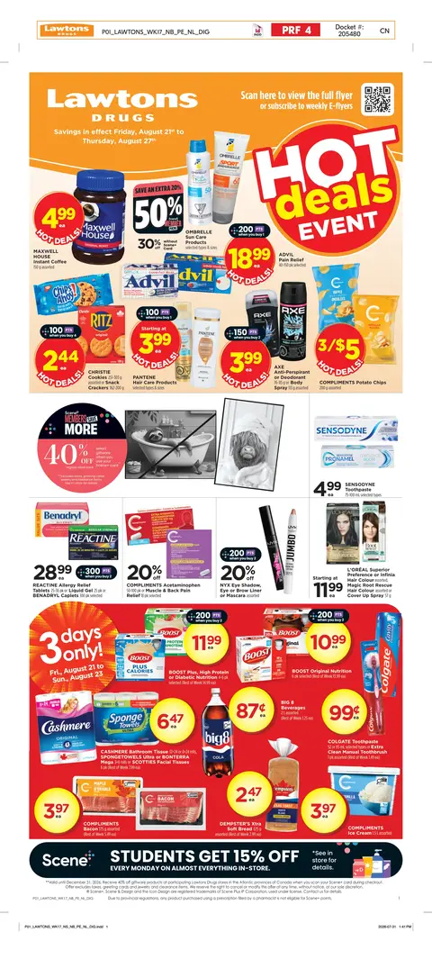 Weekly eFlyer 08/21 - 08/27