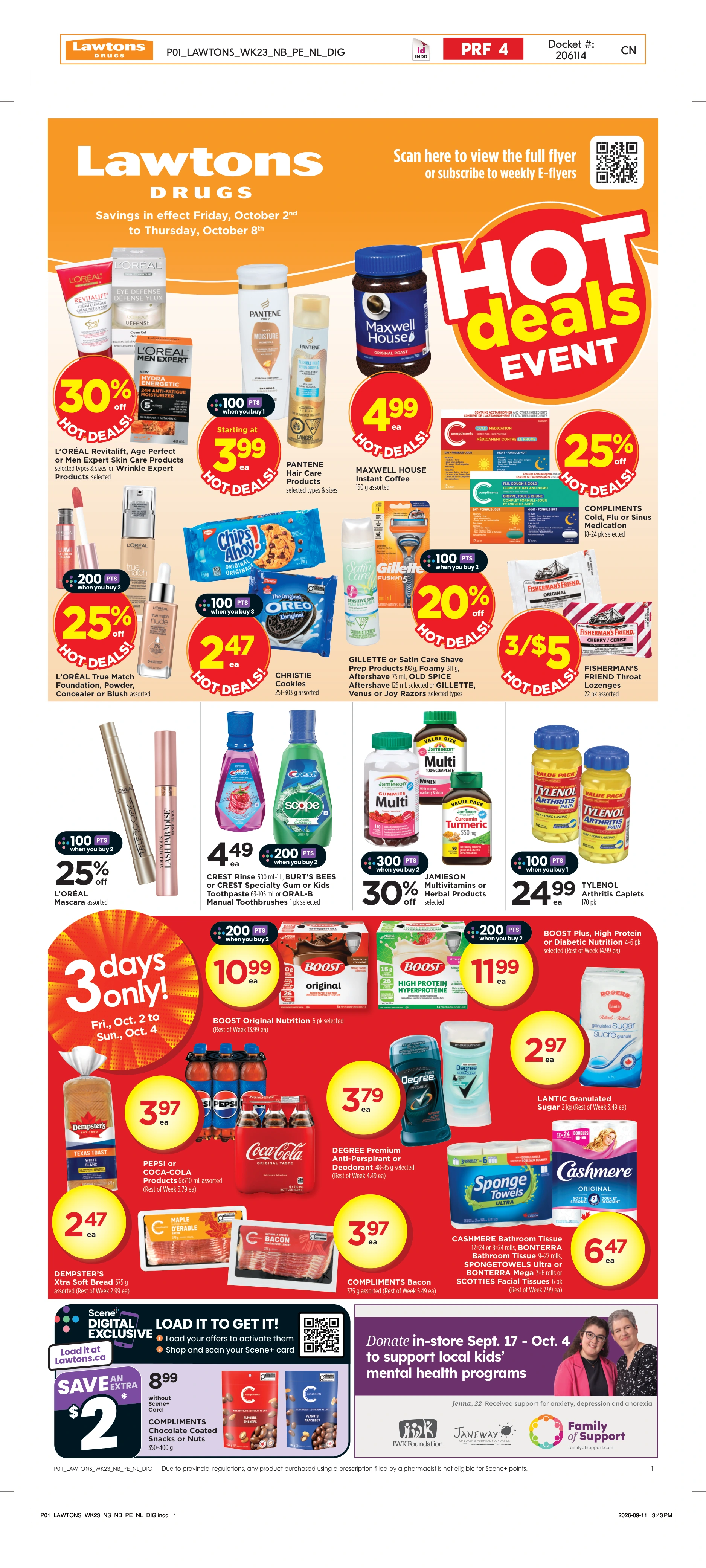 Lawtons Drugs Weekly eFlyer 10/02 - 10/08 - Page 1