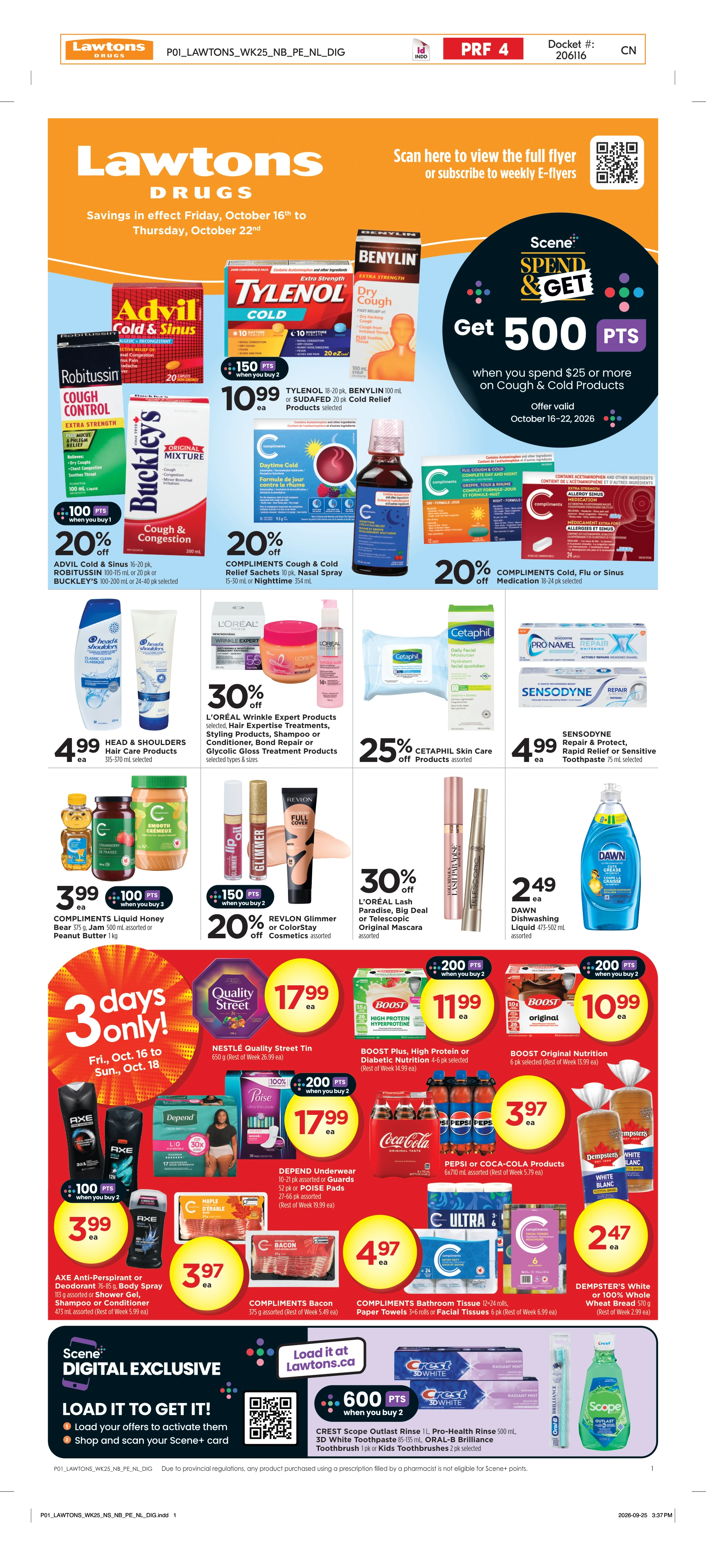 Lawtons Drugs Weekly eFlyer 10/16 - 10/22 - Page 1