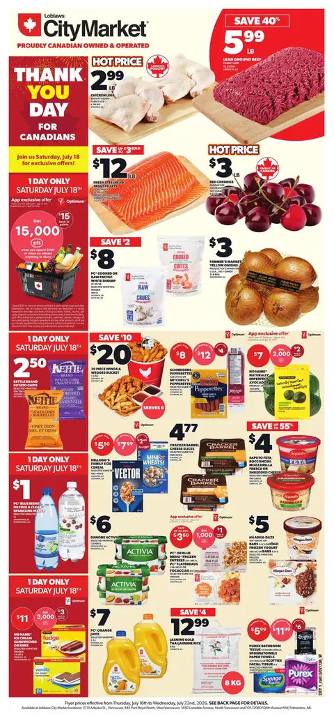 Weekly Flyer - Valid Thursday, July 16 - Wednesday, July 22