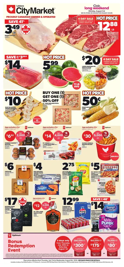 Weekly Flyer - Valid Thursday, July 30 - Wednesday, August 05