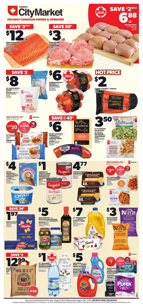 Weekly Flyer - Valid Thursday, August 13 - Wednesday, August 19