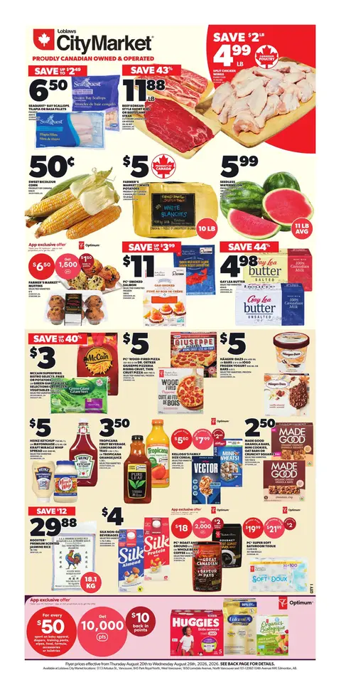 Weekly Flyer - Valid Thursday, August 20 - Wednesday, August 26