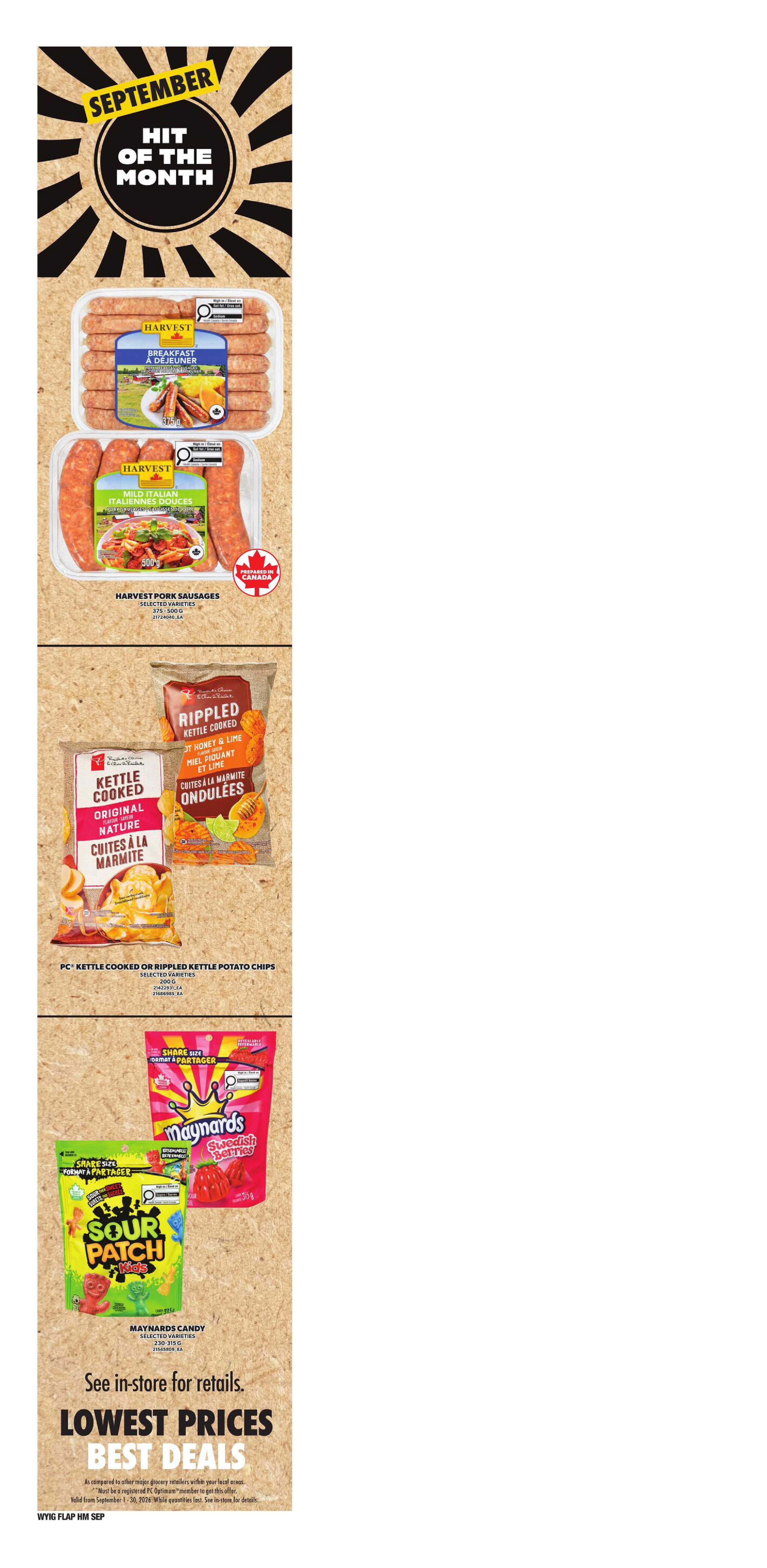 Loblaws City Market Weekly Flyer - Valid Thursday, September 10 - Wednesday, September 16 - Page 7