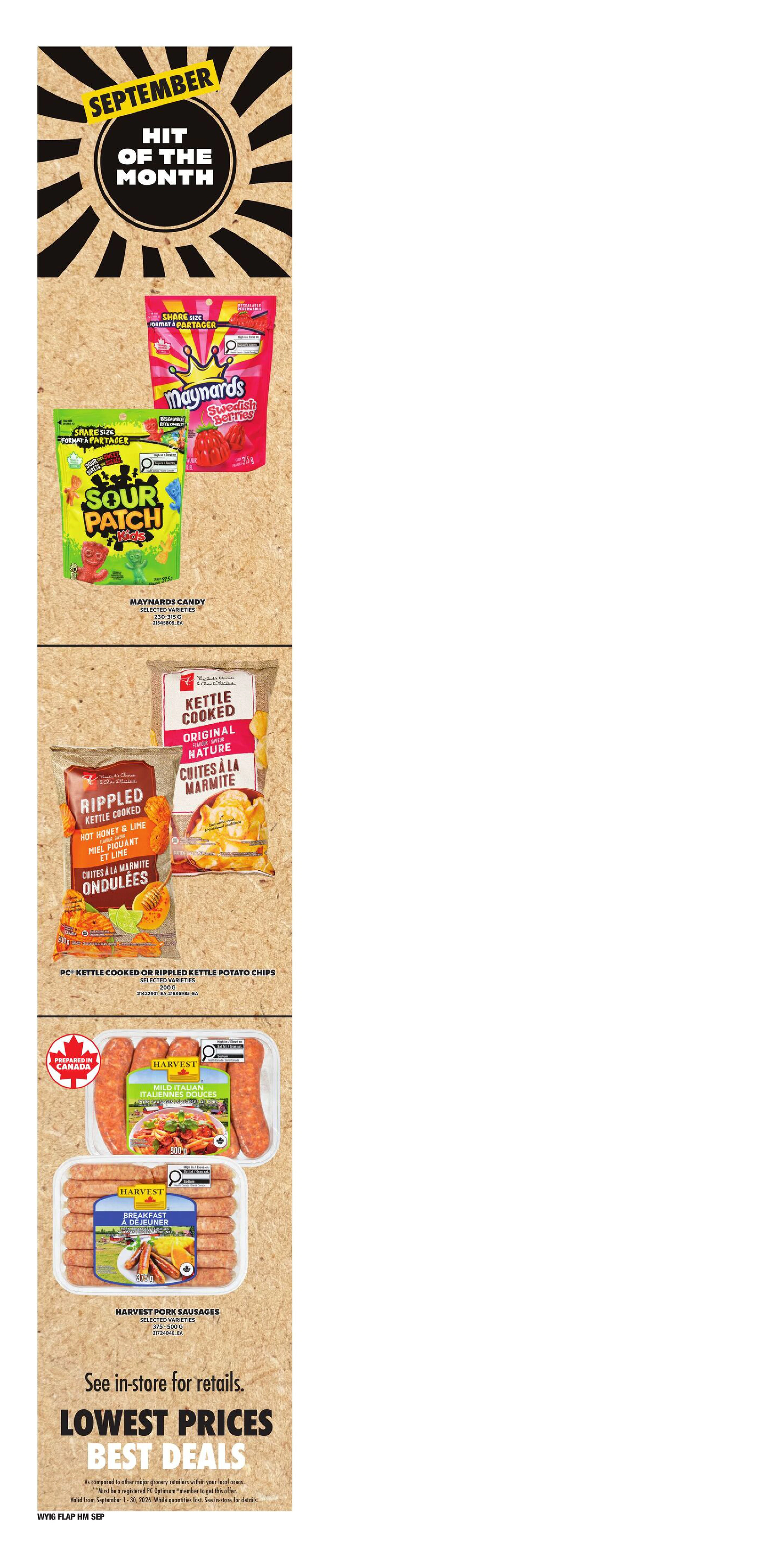 Loblaws City Market Weekly Flyer - Valid Thursday, September 17 - Wednesday, September 23 - Page 5