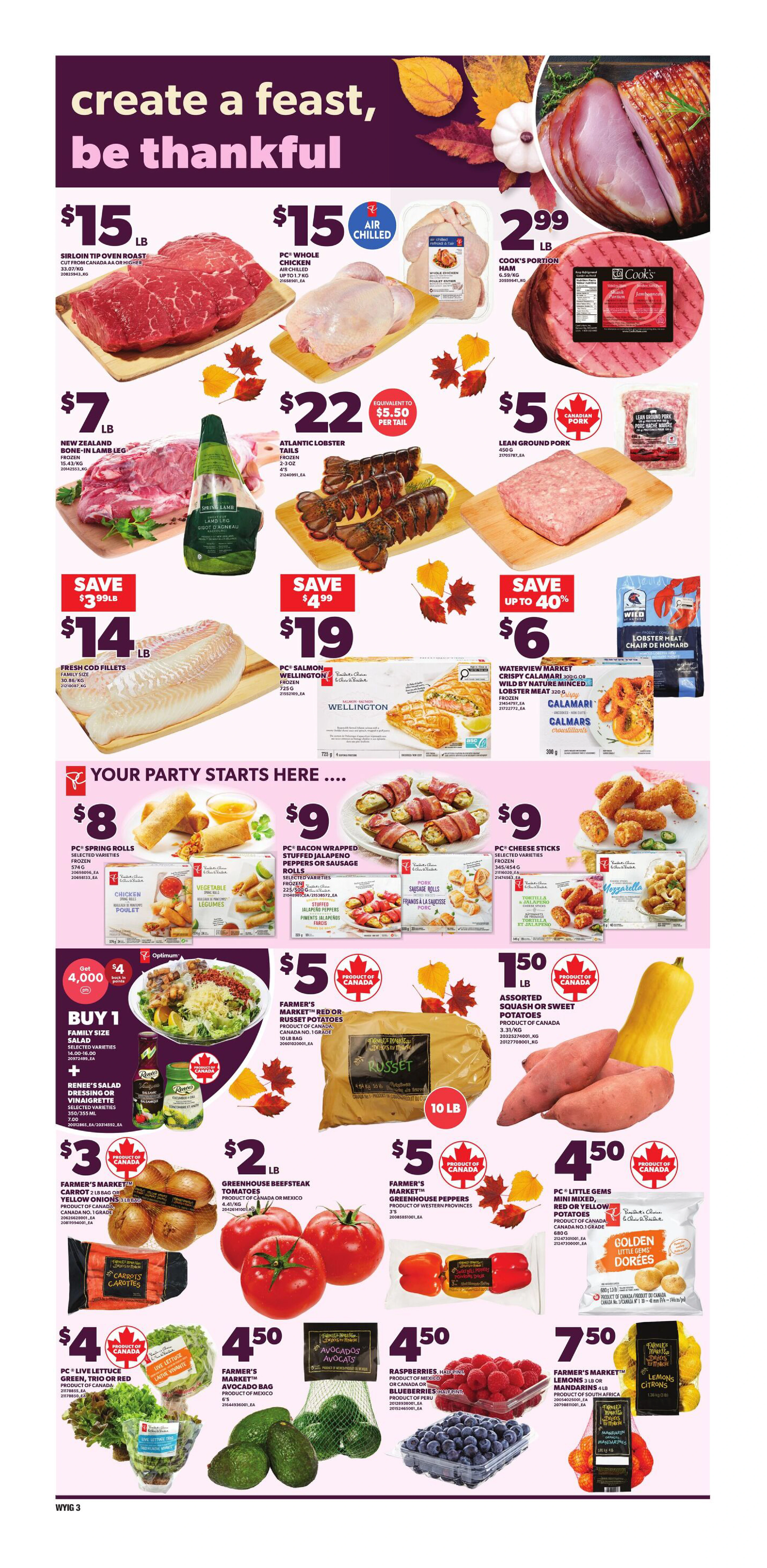 Loblaws City Market Weekly Flyer - Valid Thursday, October 1 - Wednesday, October 7 - Page 4